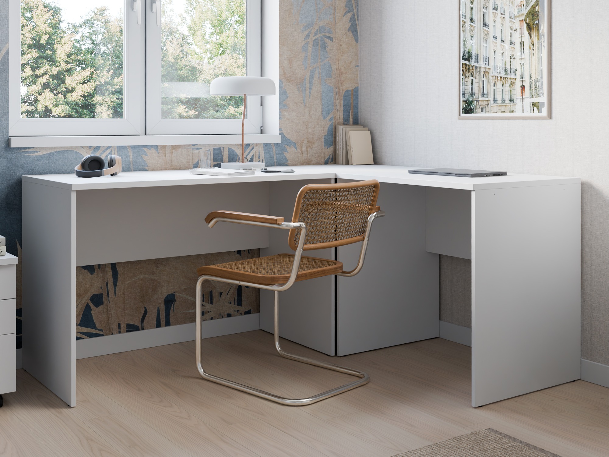 Skrivebord Fiofive 107 (Hvid)
