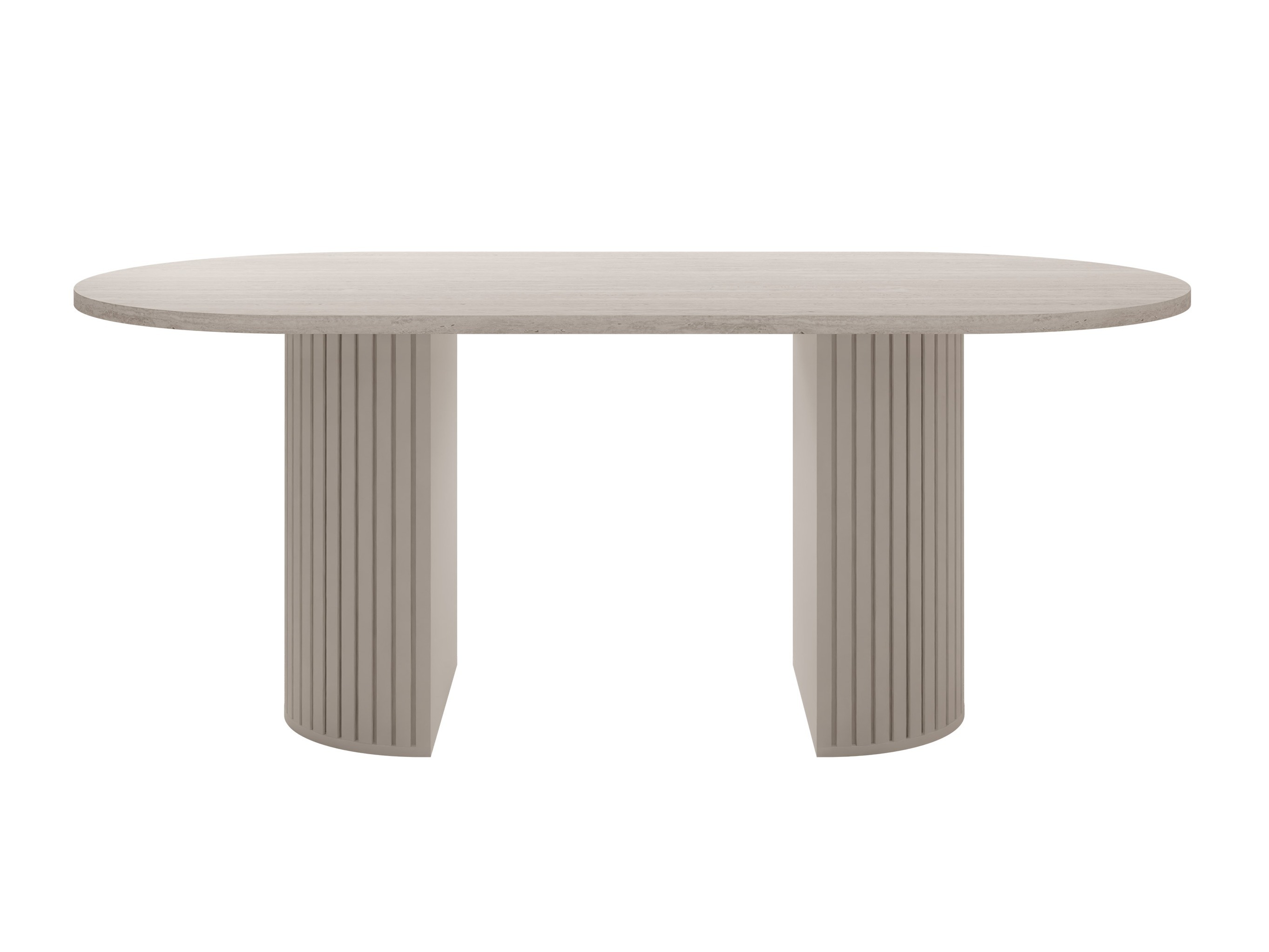 Bord Comfivo Ulma (Lys travertin + Beige)