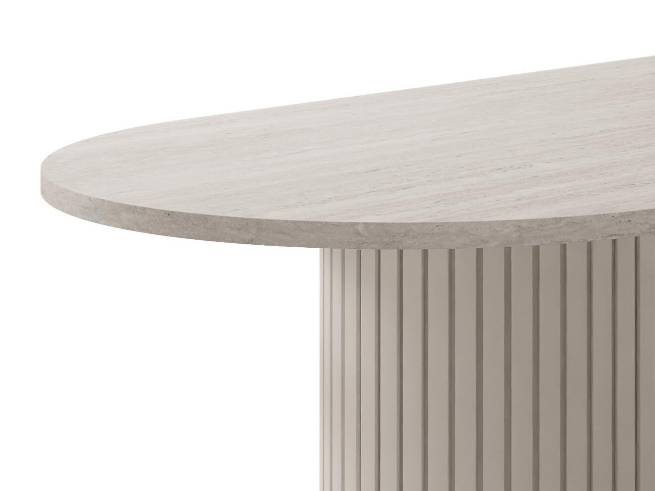 Bord Comfivo Ulma (Lys travertin + Beige)
