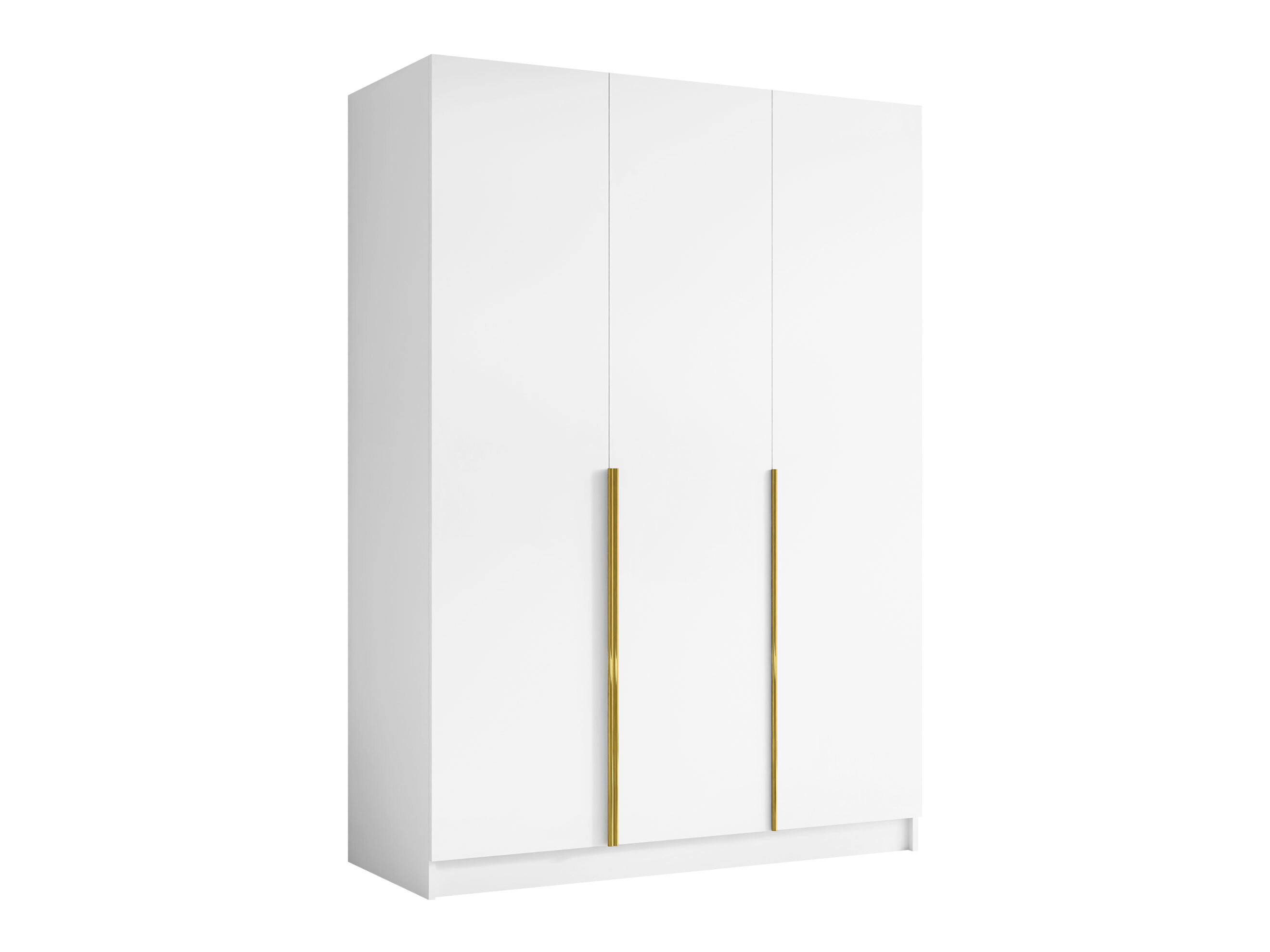 Garderobeskab Closico Decoron I (Hvid + Gylden)