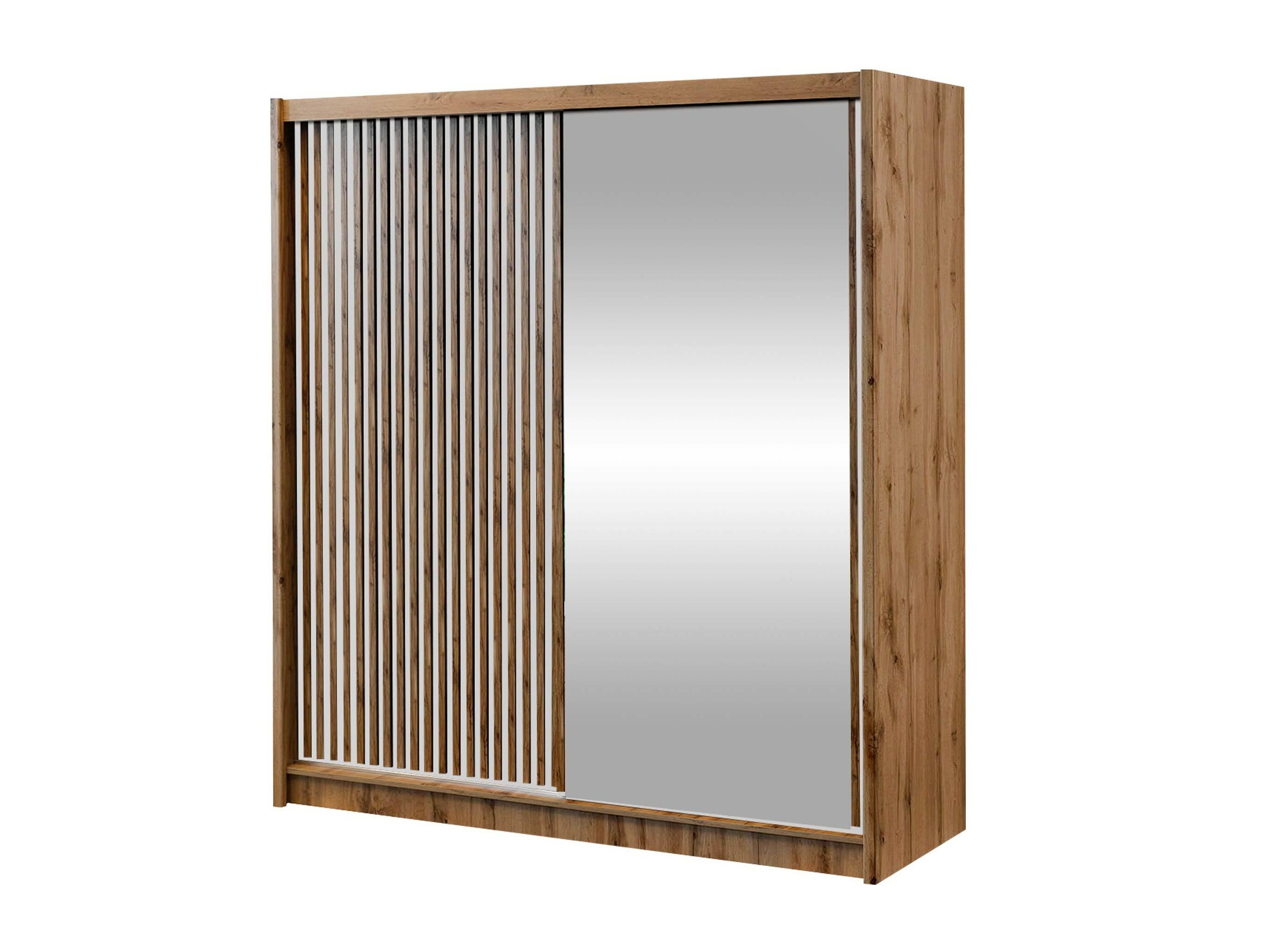 Garderobeskab Gemes (Wotan eg + Hvid)