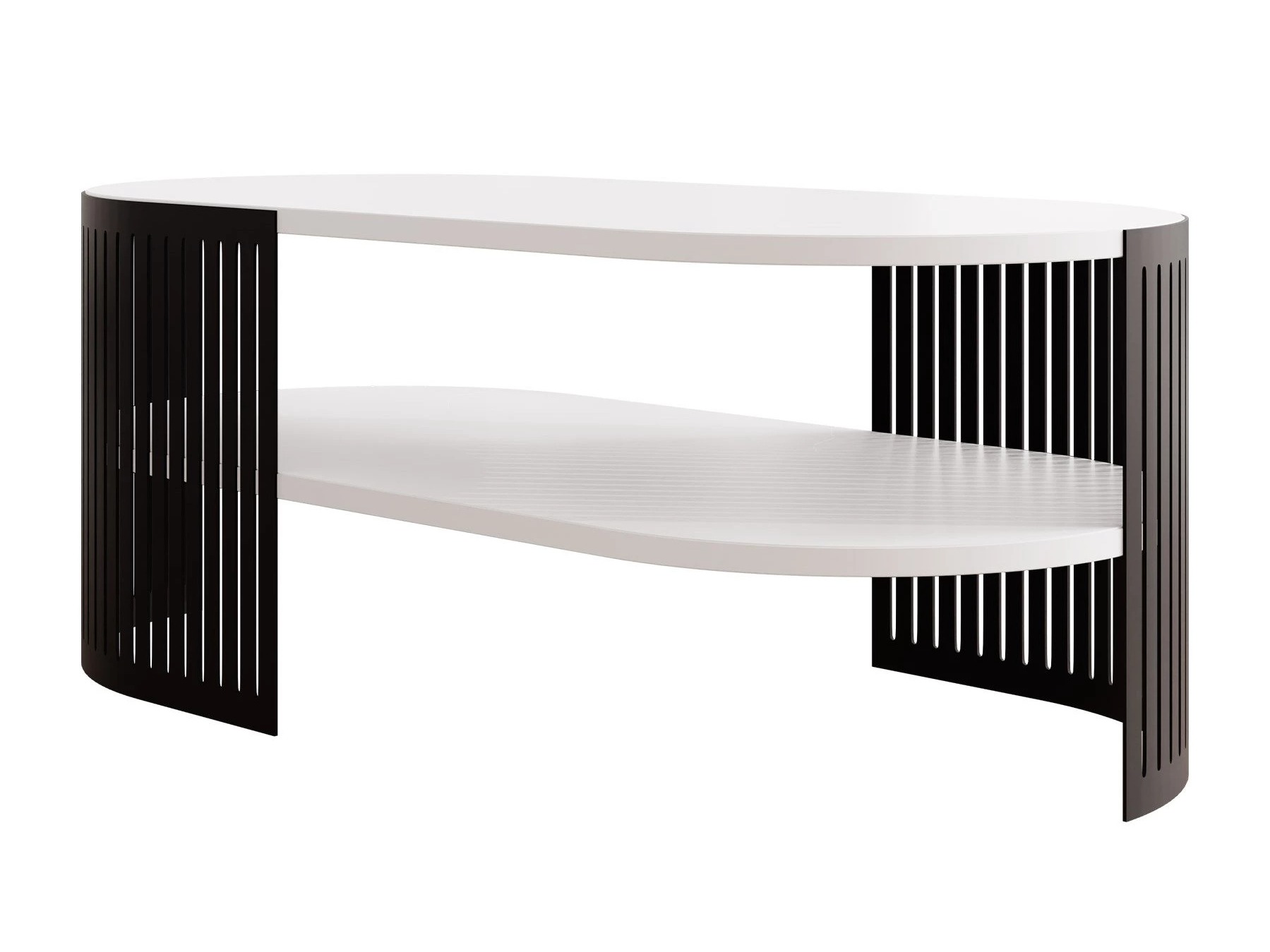 Sofabord Civer VI (Sort + Hvid)