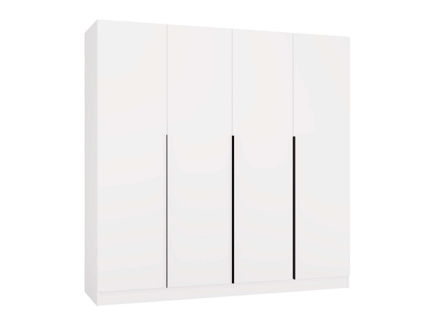 Garderobeskab Mandeville 370 (Hvid + Sort)