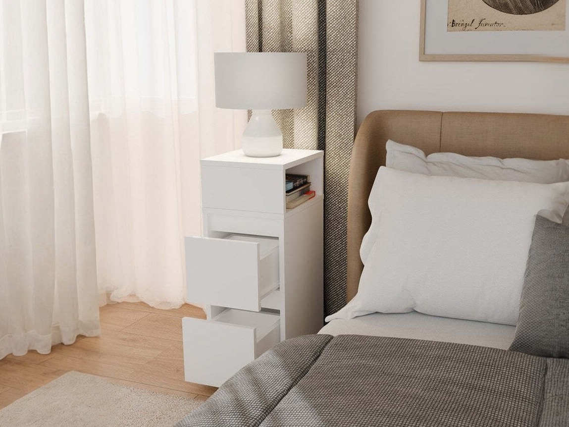 Sengebord Mandeville 373 (Hvid)