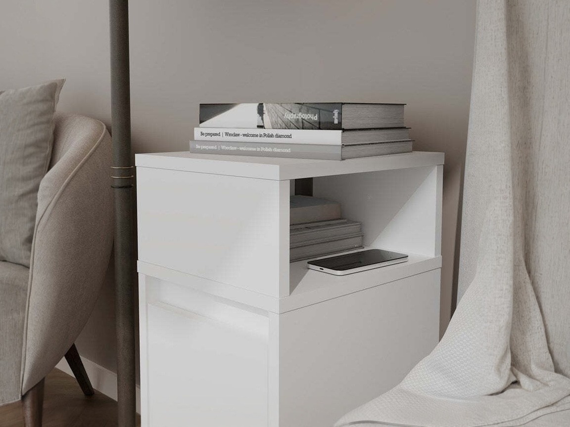 Sengebord Mandeville 373 (Hvid)