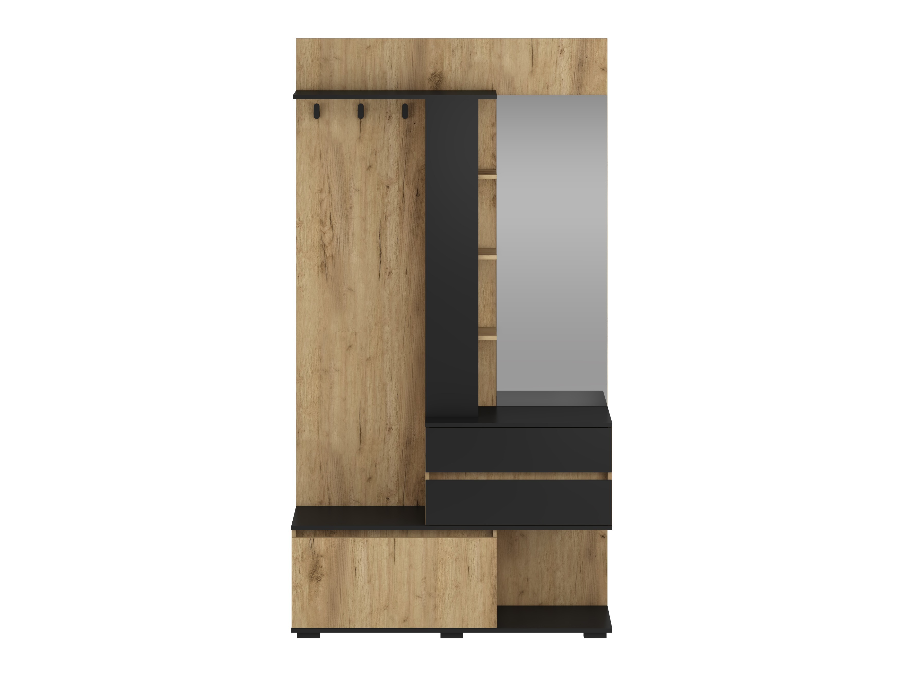 Entrésæt Houston 2123 (Gylden eg + Sort)