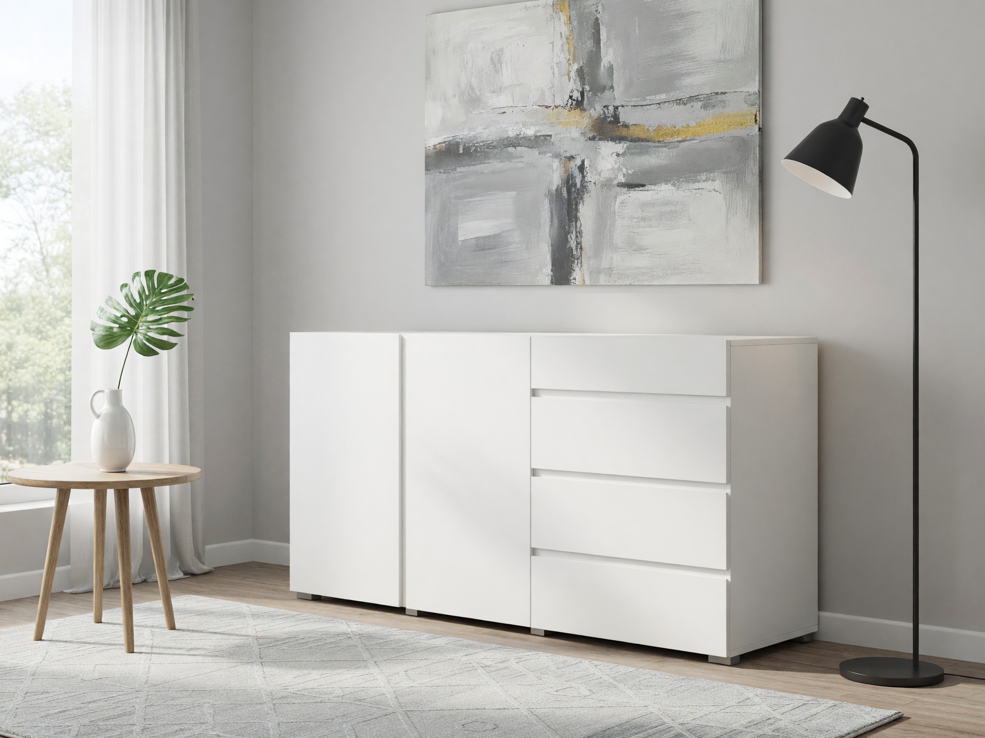 Kommode Elbleve 101 (Hvid)