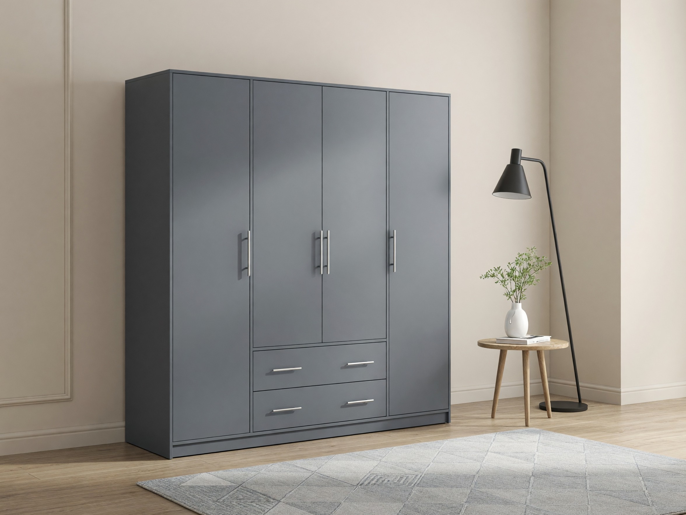 Garderobeskab Cavmero 100 (Antracit)