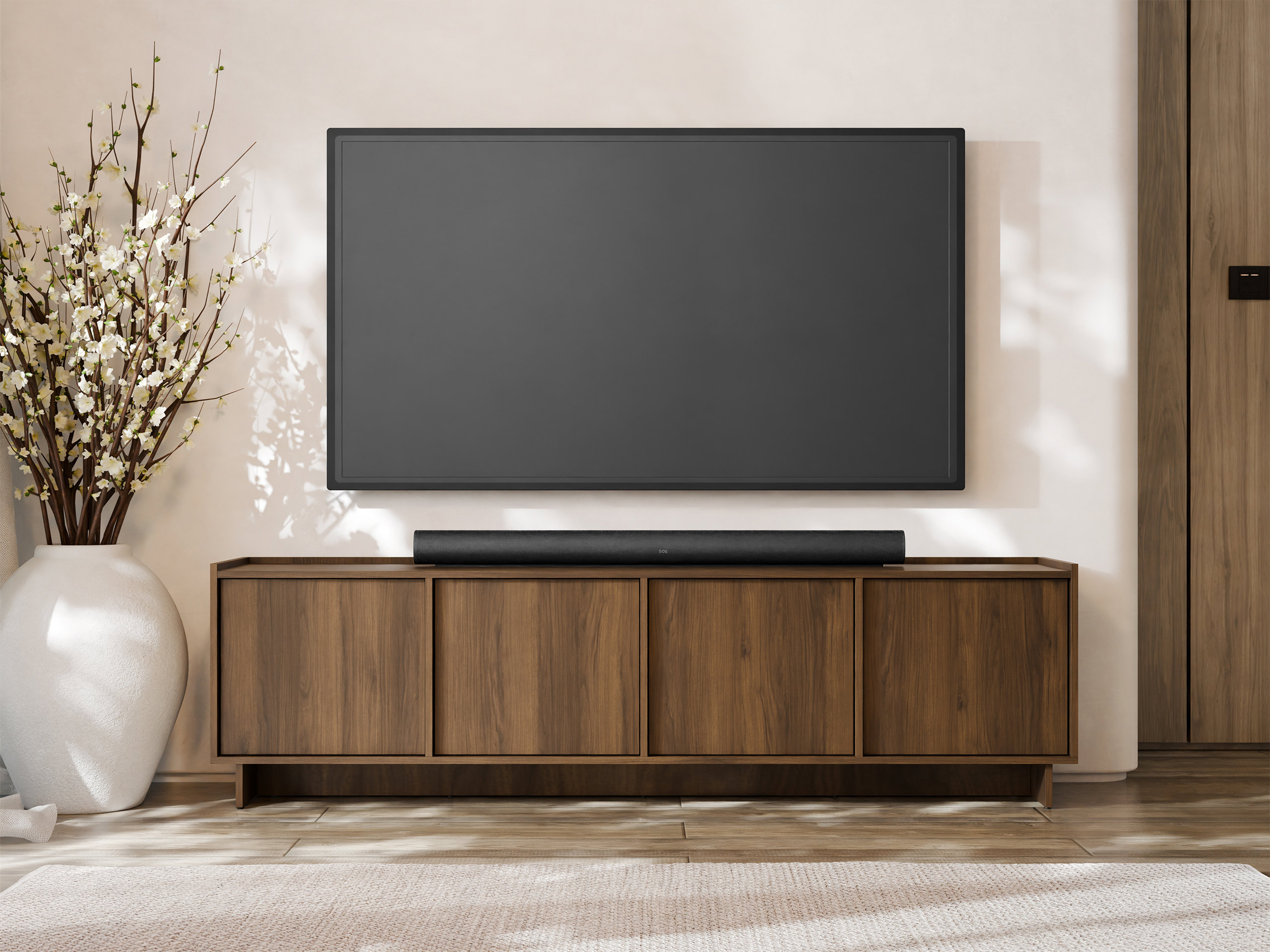 TV-bord Pirum (Valnød)