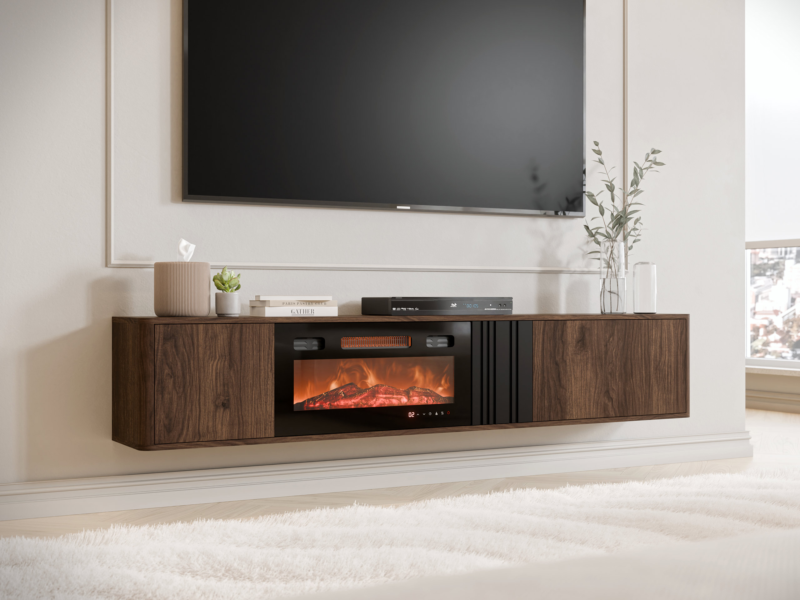 TV-bord Oratio IV (Valnød)