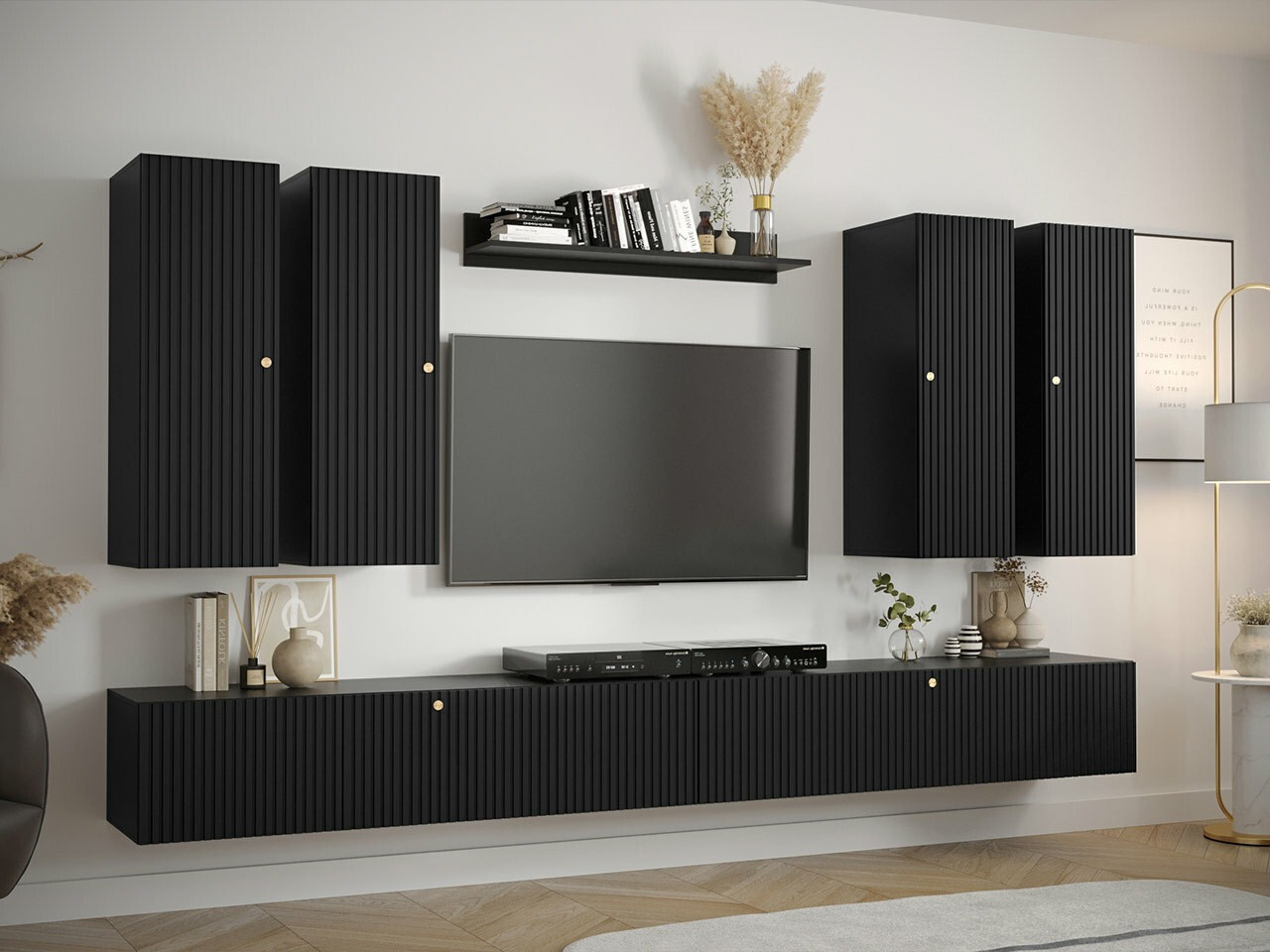 TV-bord Anulio I (Sort)