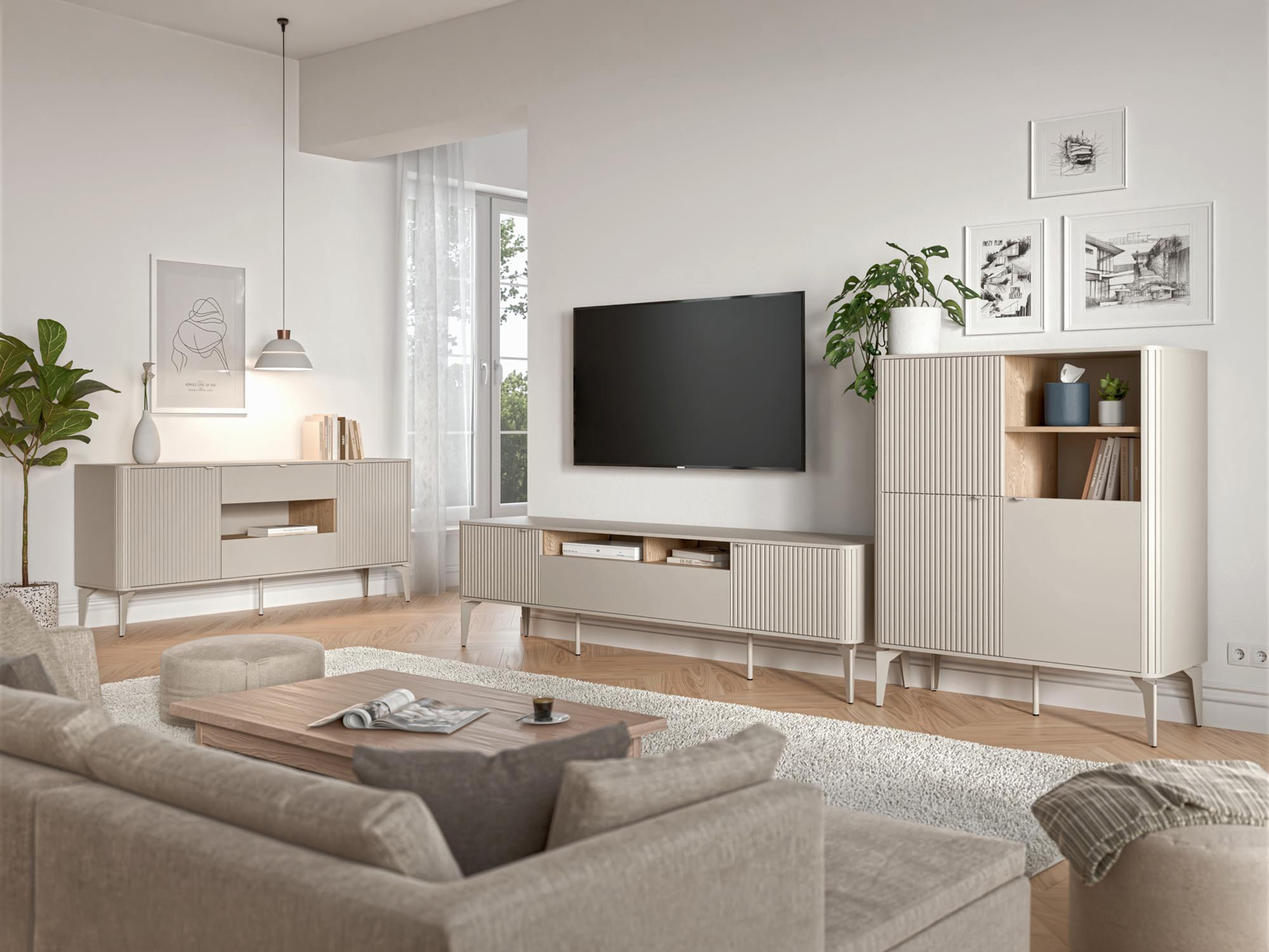 TV-bord Etcamo 102