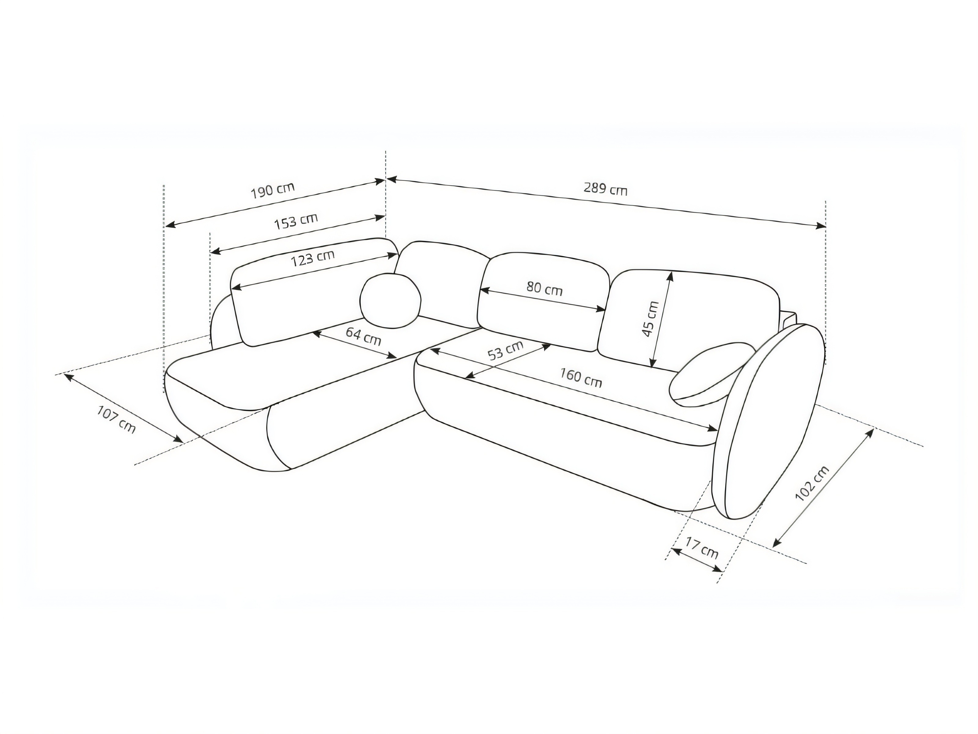 Hjørnesofa Kingston 208 (Egon 26)