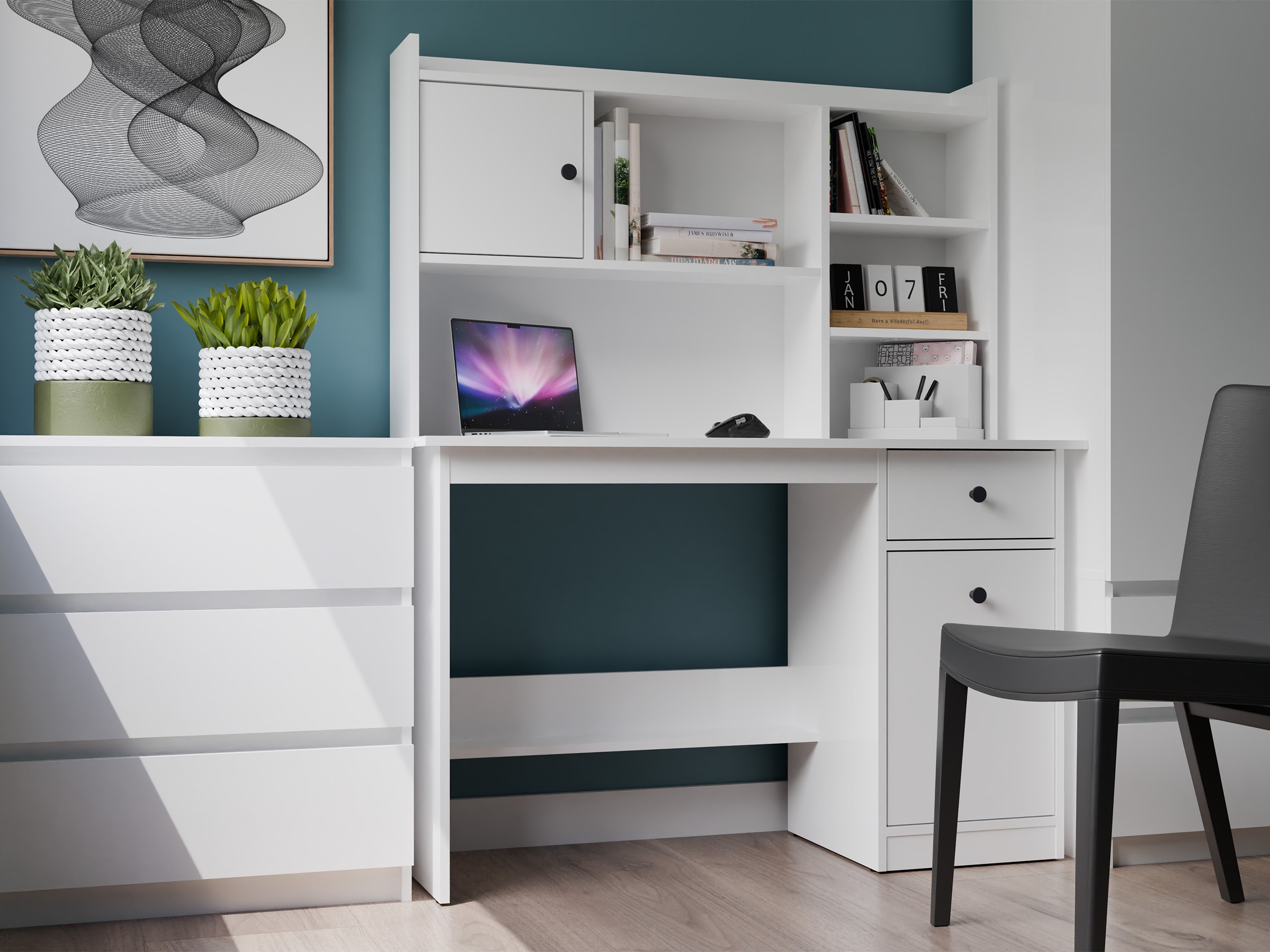 Skrivebord Mandeville 376 (Hvid)