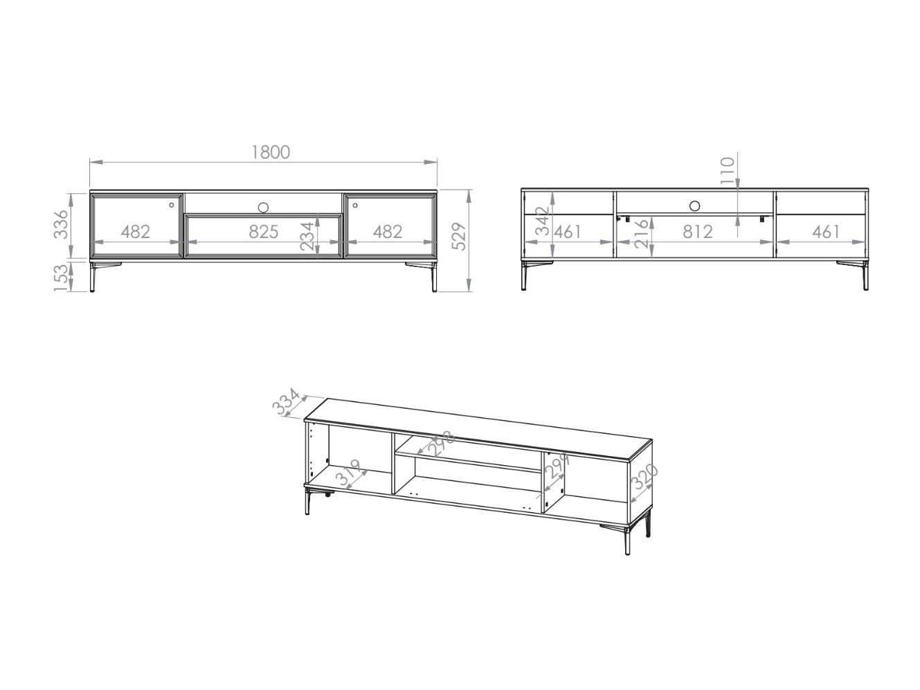 TV-bord Cirnoli 101