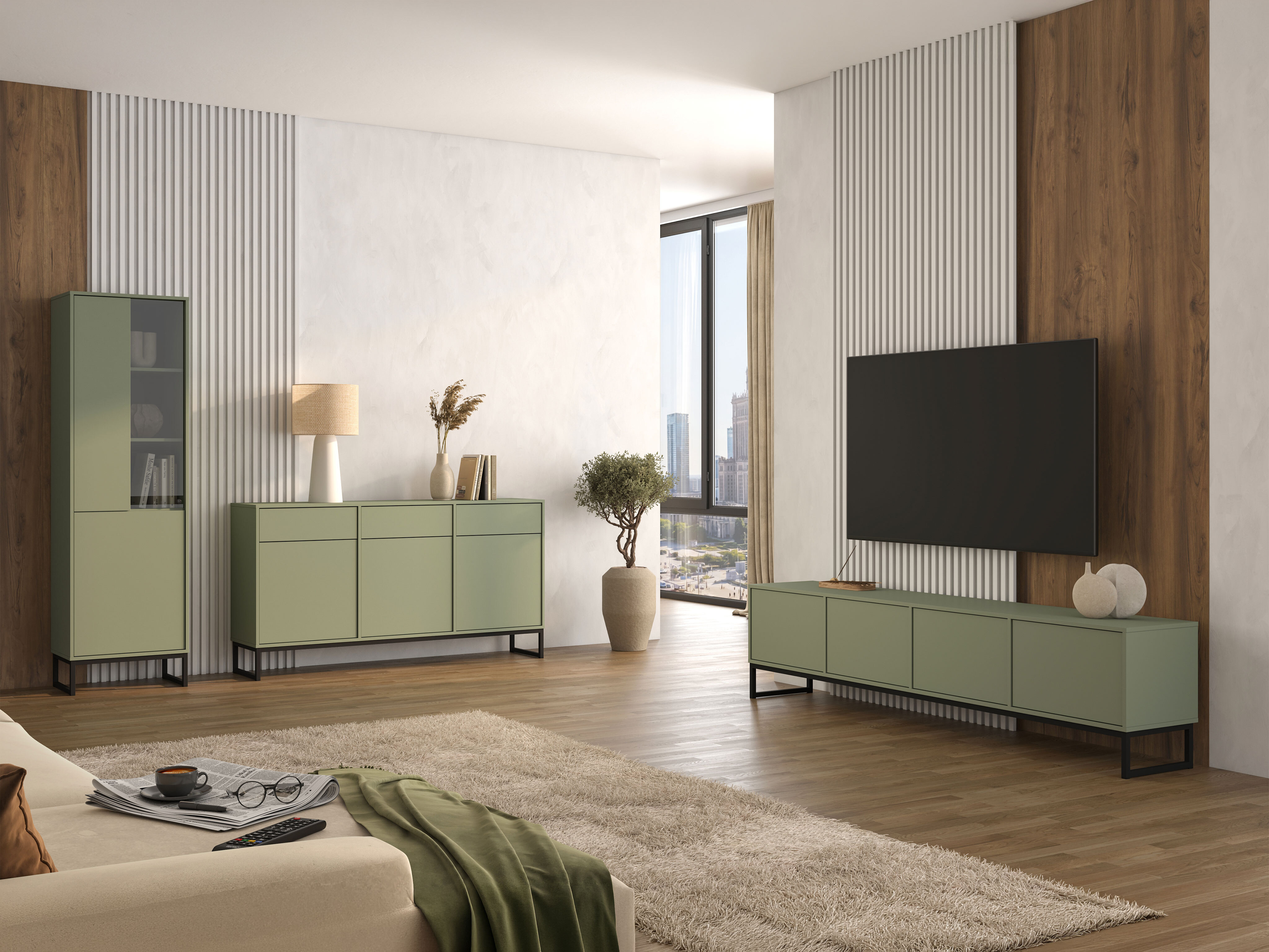 Kommode Maravio 103 (Grøn)