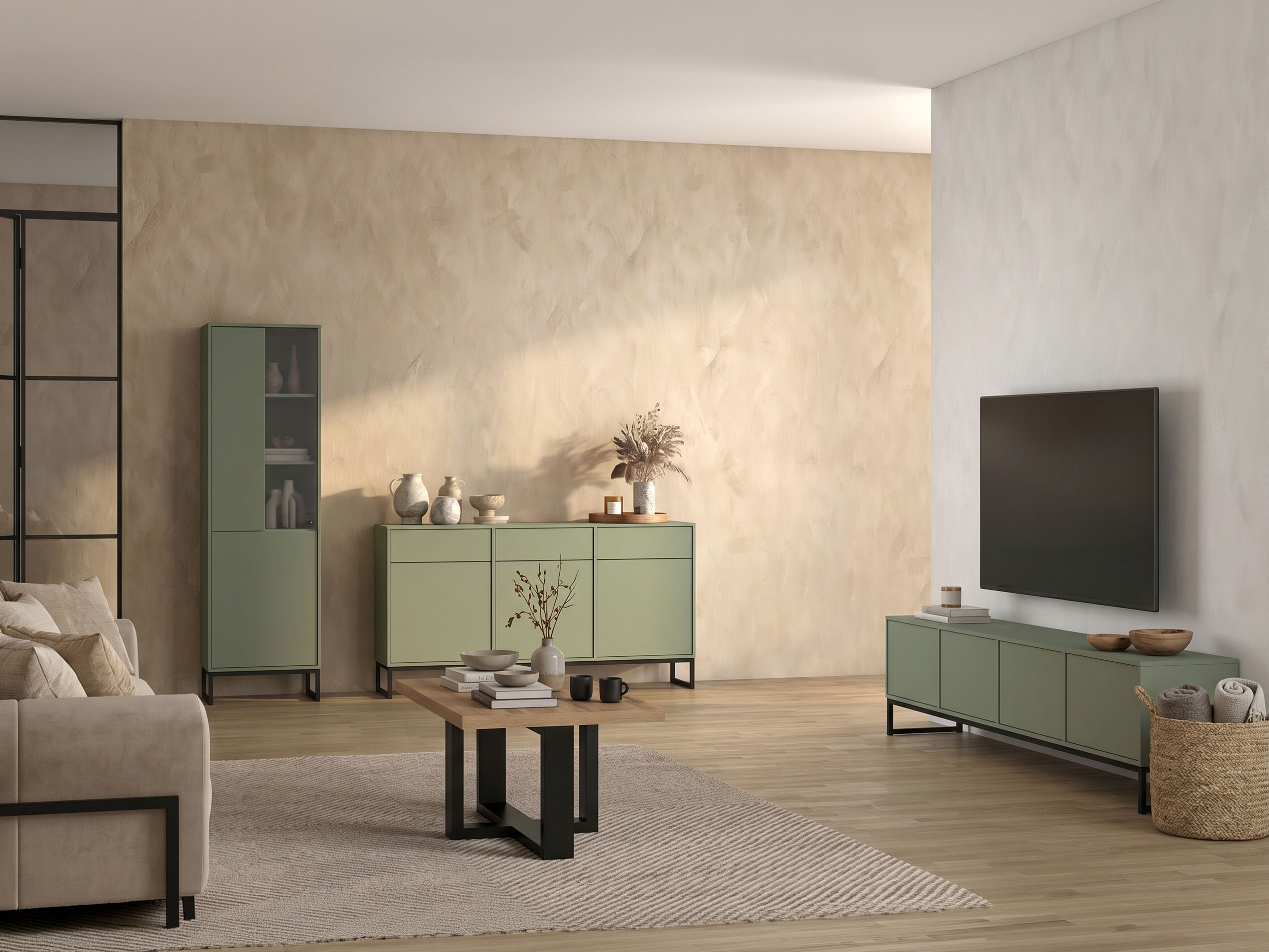 Kommode Maravio 103 (Grøn)