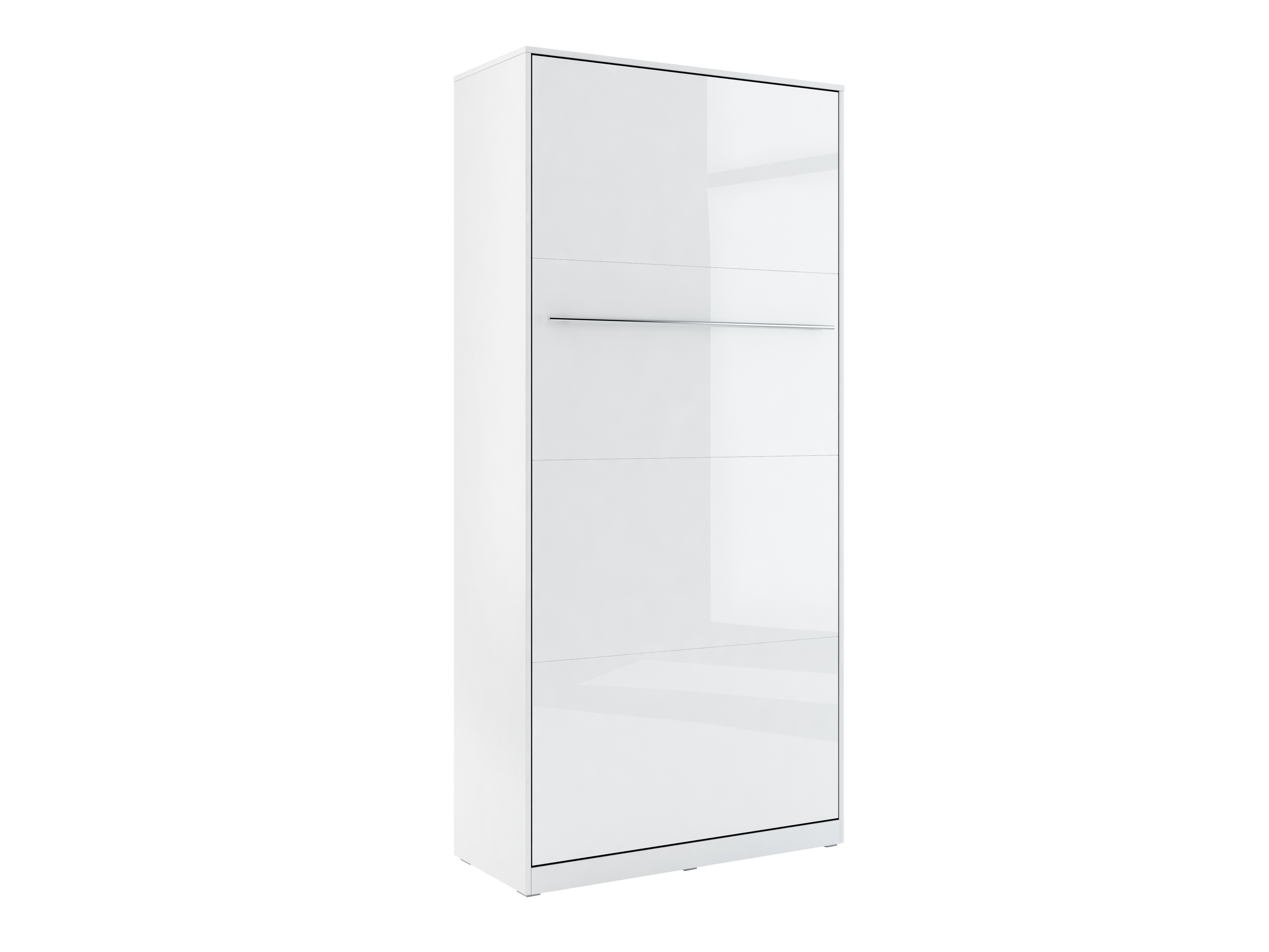 Vægseng Concept Pro Lenart III (Hvid + Glansfuld hvid)