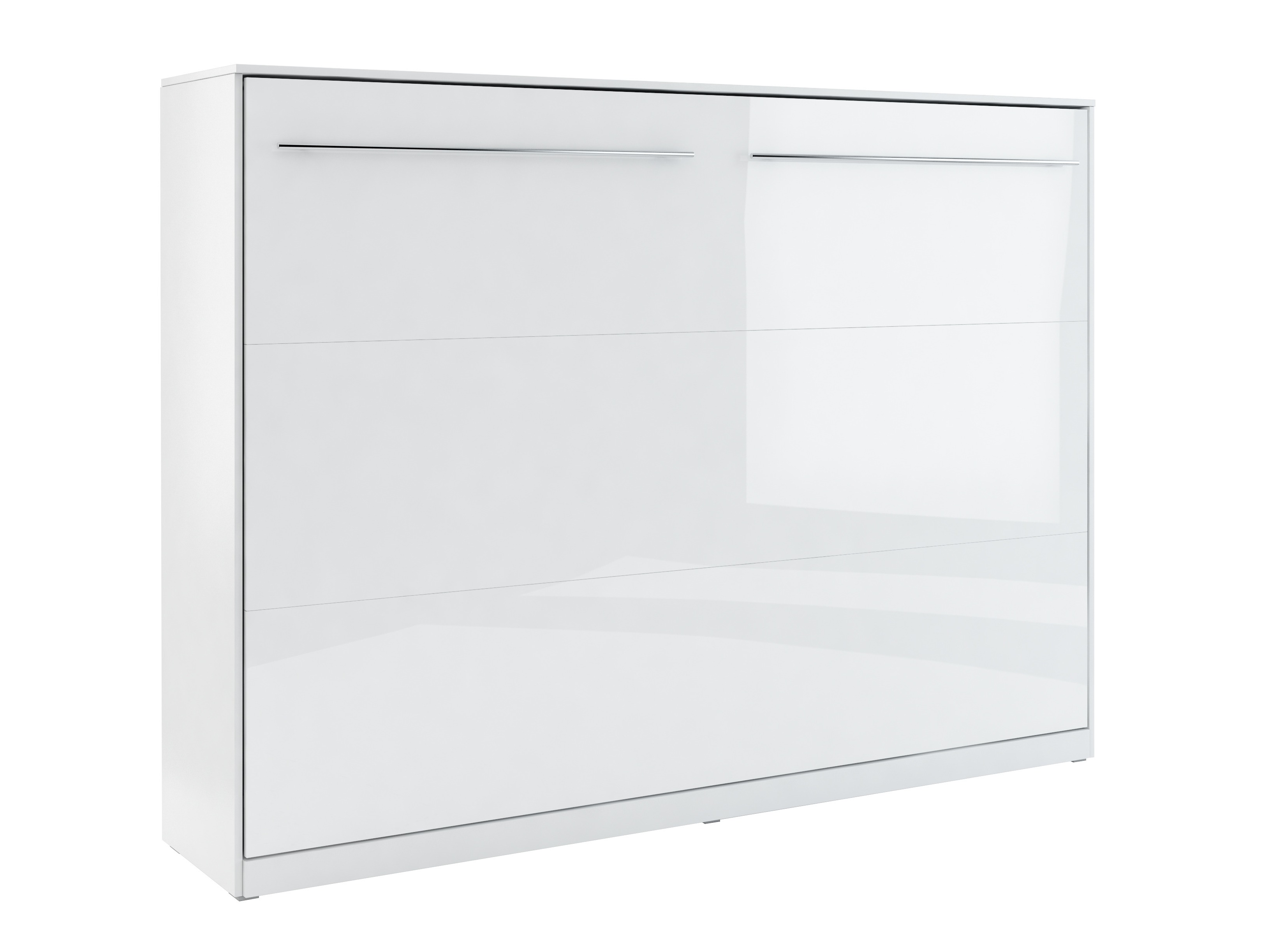 Vægseng Concept Pro Lenart IV (Hvid + Glansfuld hvid)