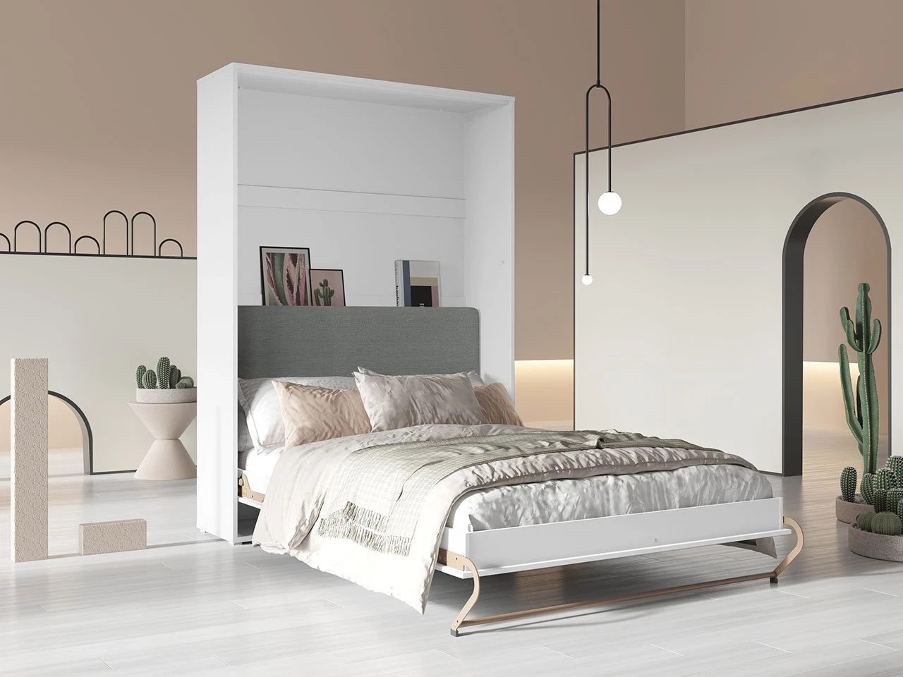 Vægseng Concept Pro Lenart VI (Hvid + Grafit)