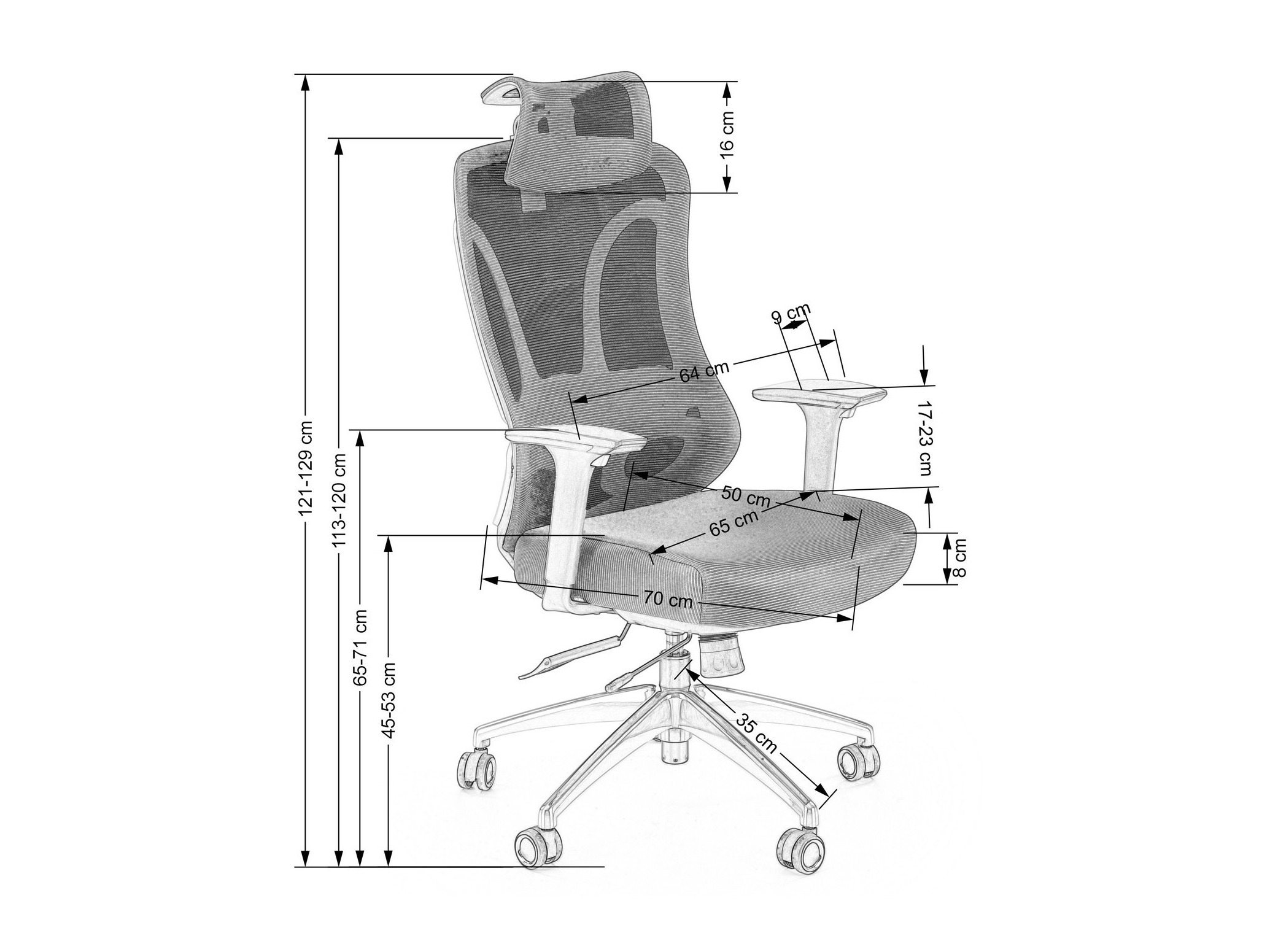Kontorstol Houston 1409
