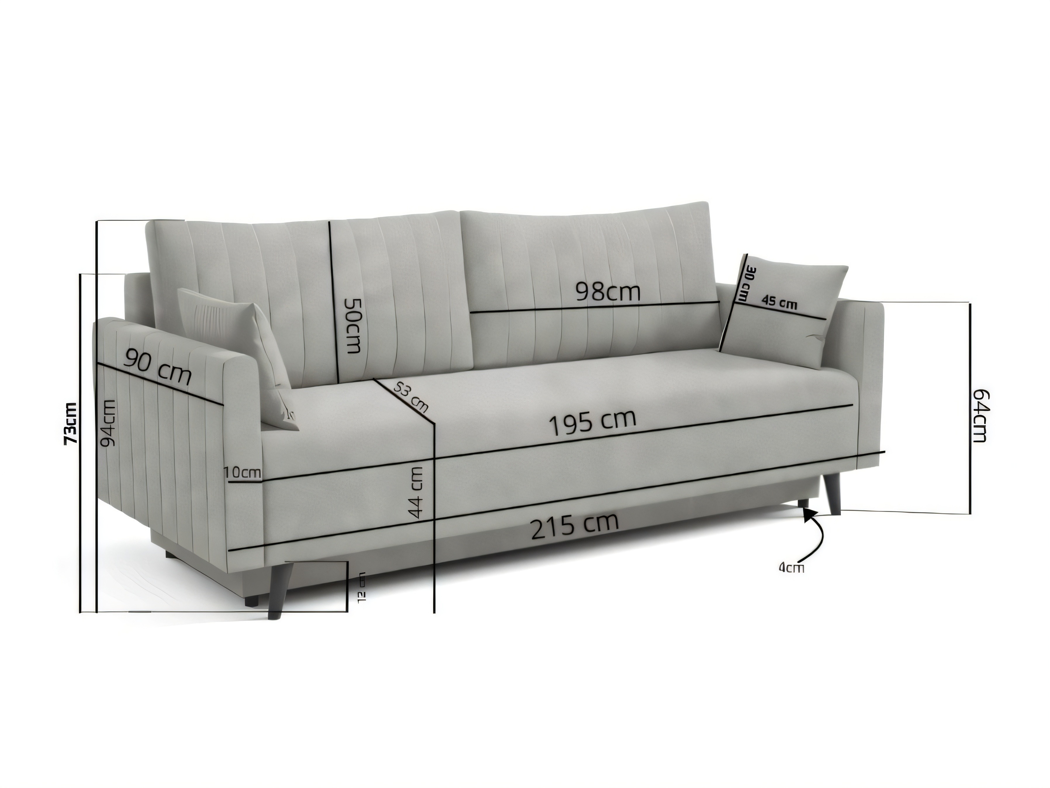 Sovesofa Orlando 233 (Sereno 694)
