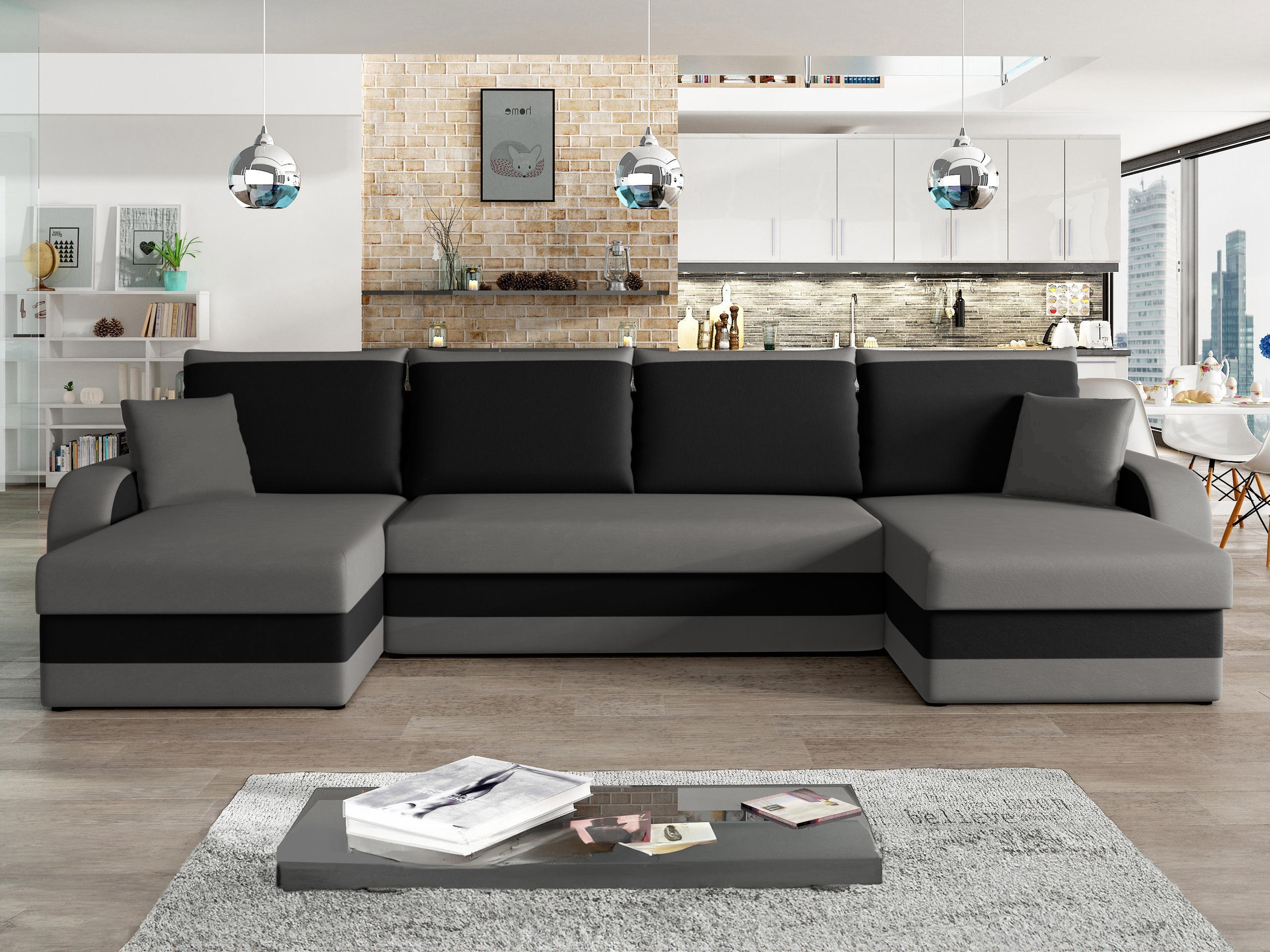 Hjørnesofa Comfivo Melissa IV (Alova 36 + Alova 04)