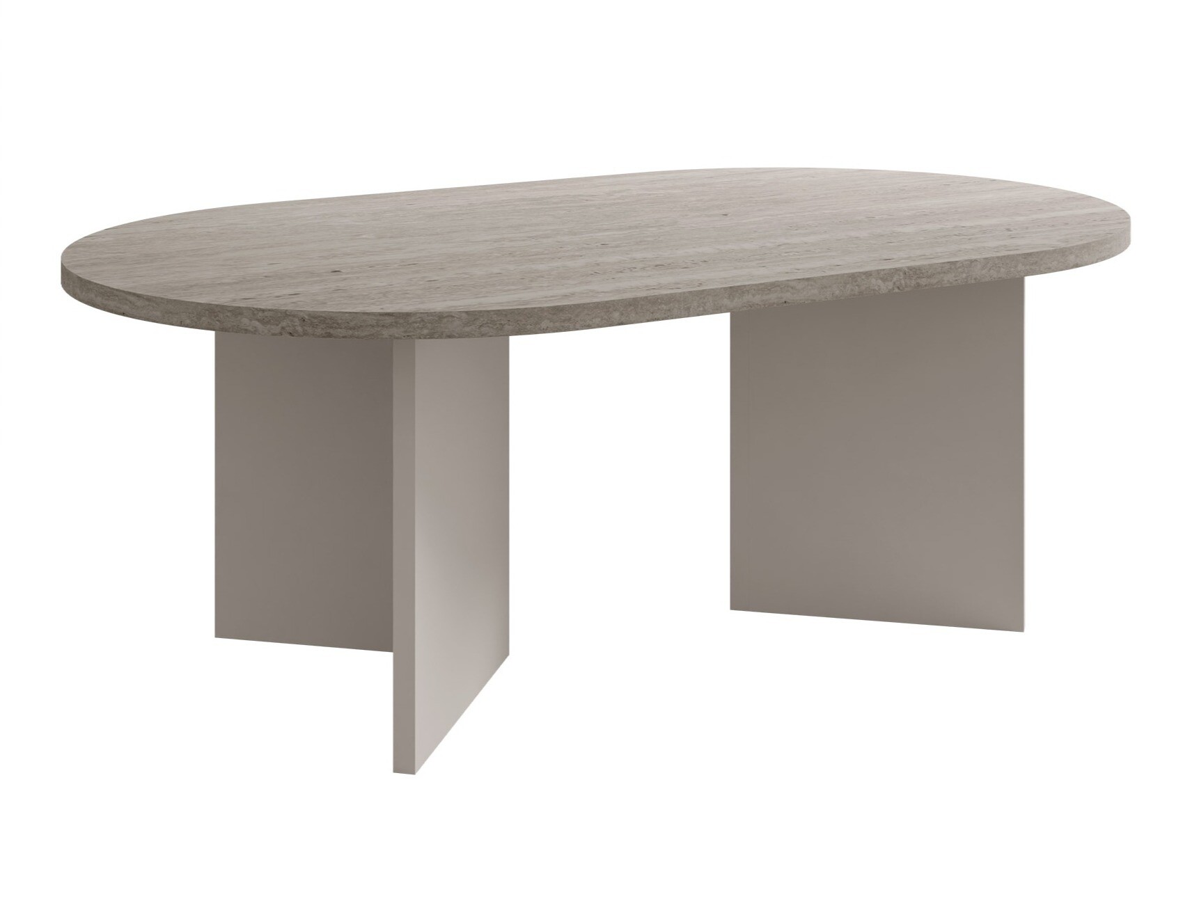 Sofabord Comfivo Fungus (Lys Travertine + Beige)