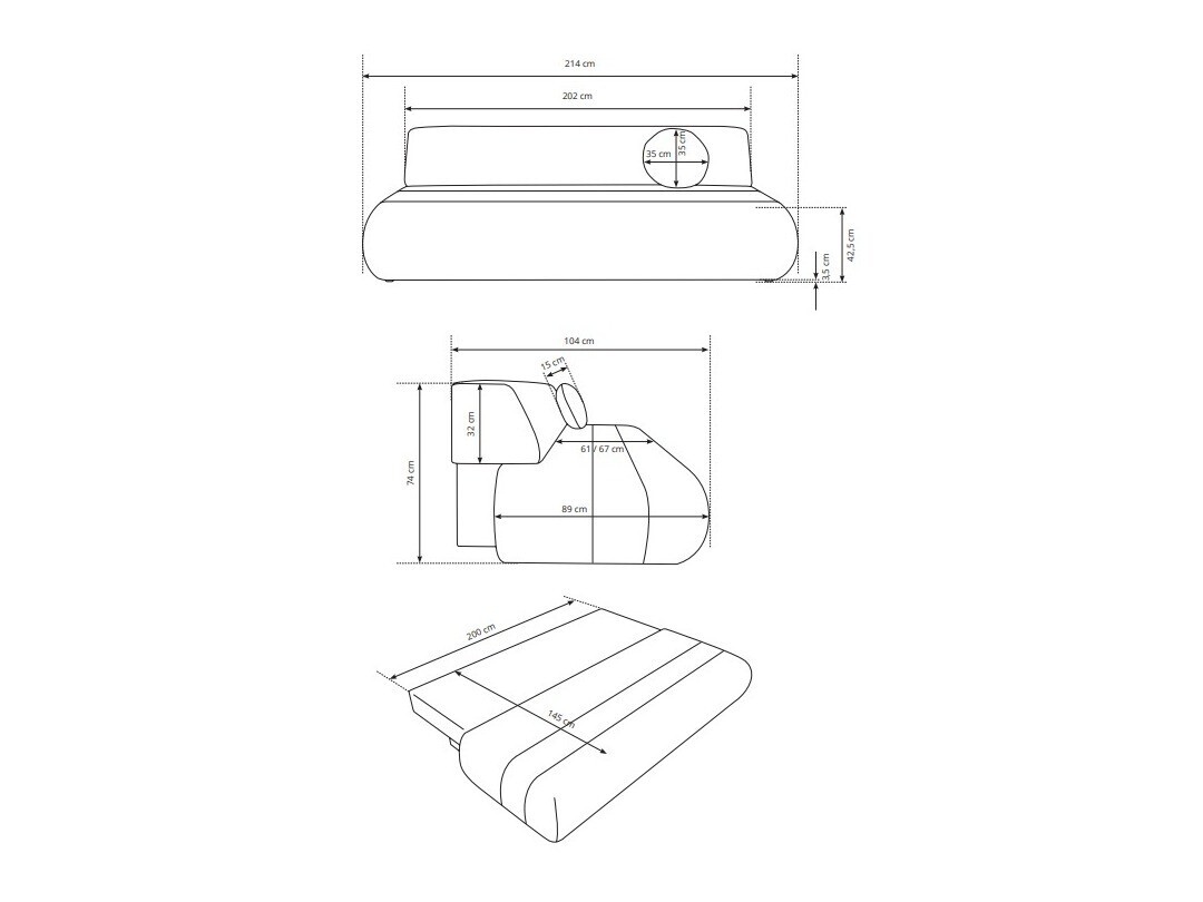 Sovesofa Kingston 211 (Wilma 02)