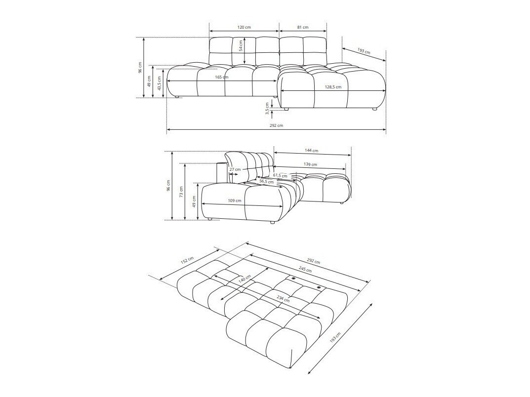 Hjørnesofa Kingston 217 (Vibe 08)