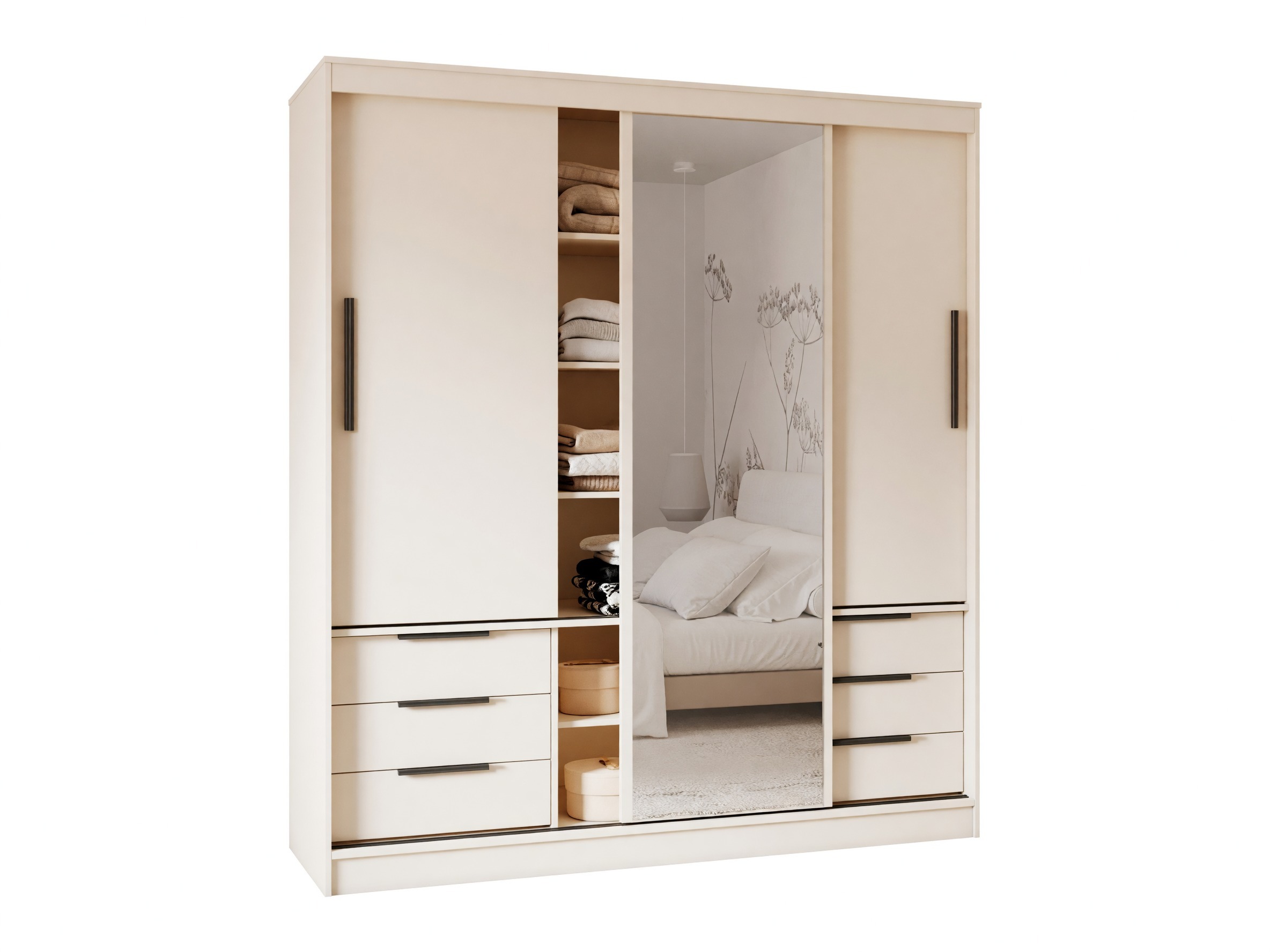 Garderobeskab Fresno 184 (Beige)