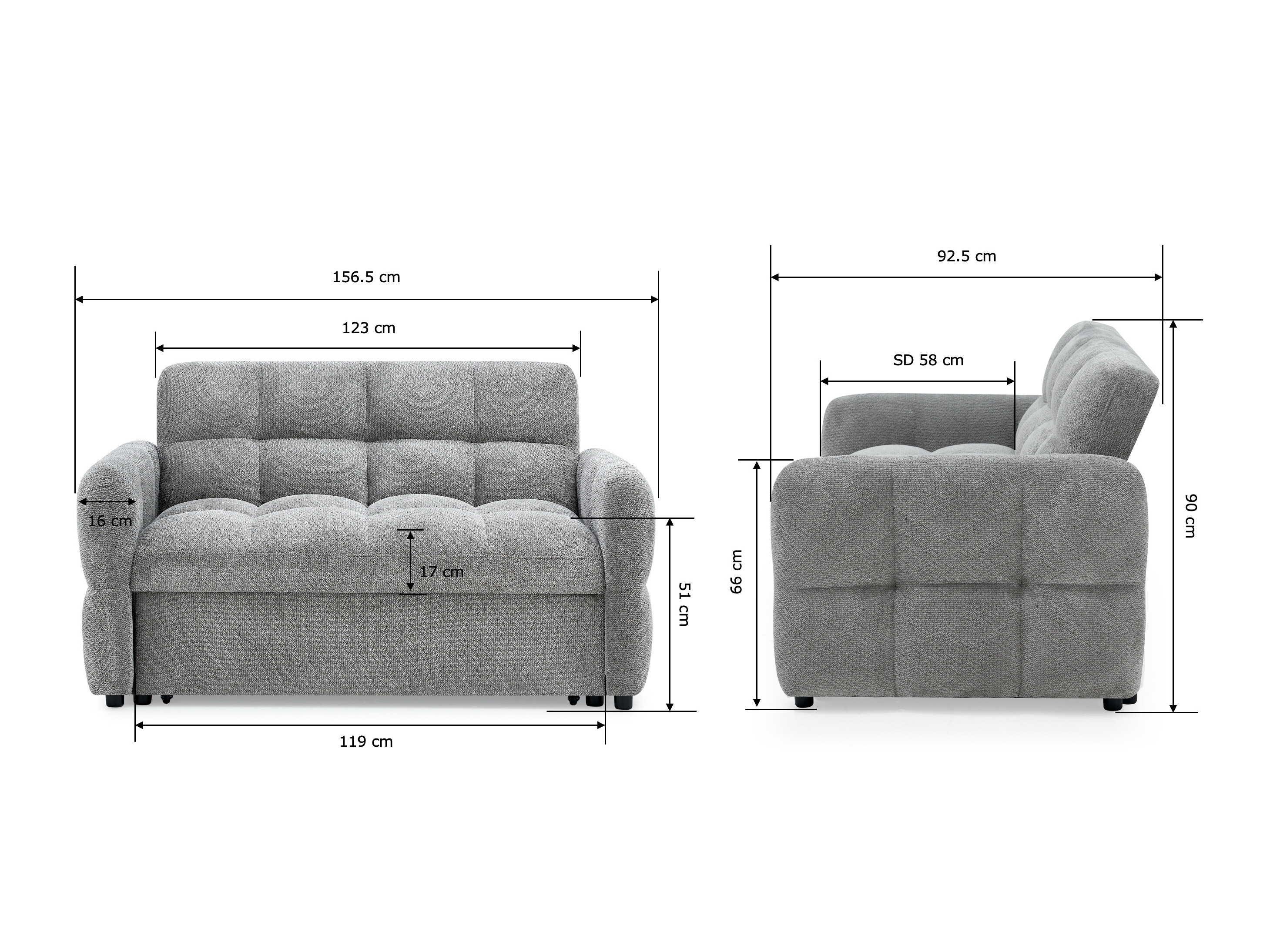 Sovesofa Comfivo Moditas (Egon 11)