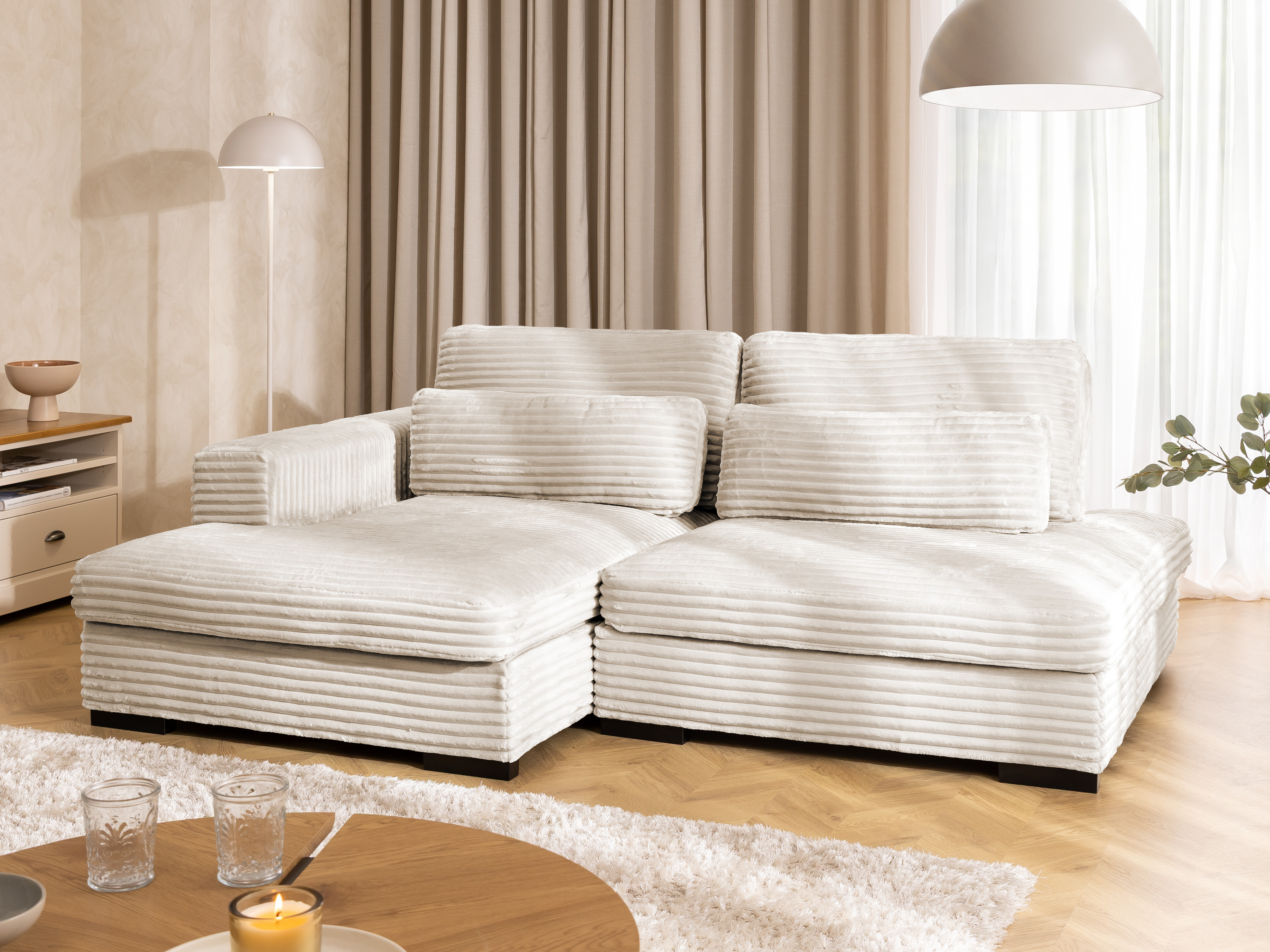 Hjørnesofa Rocklin 225 (Tilia 01)