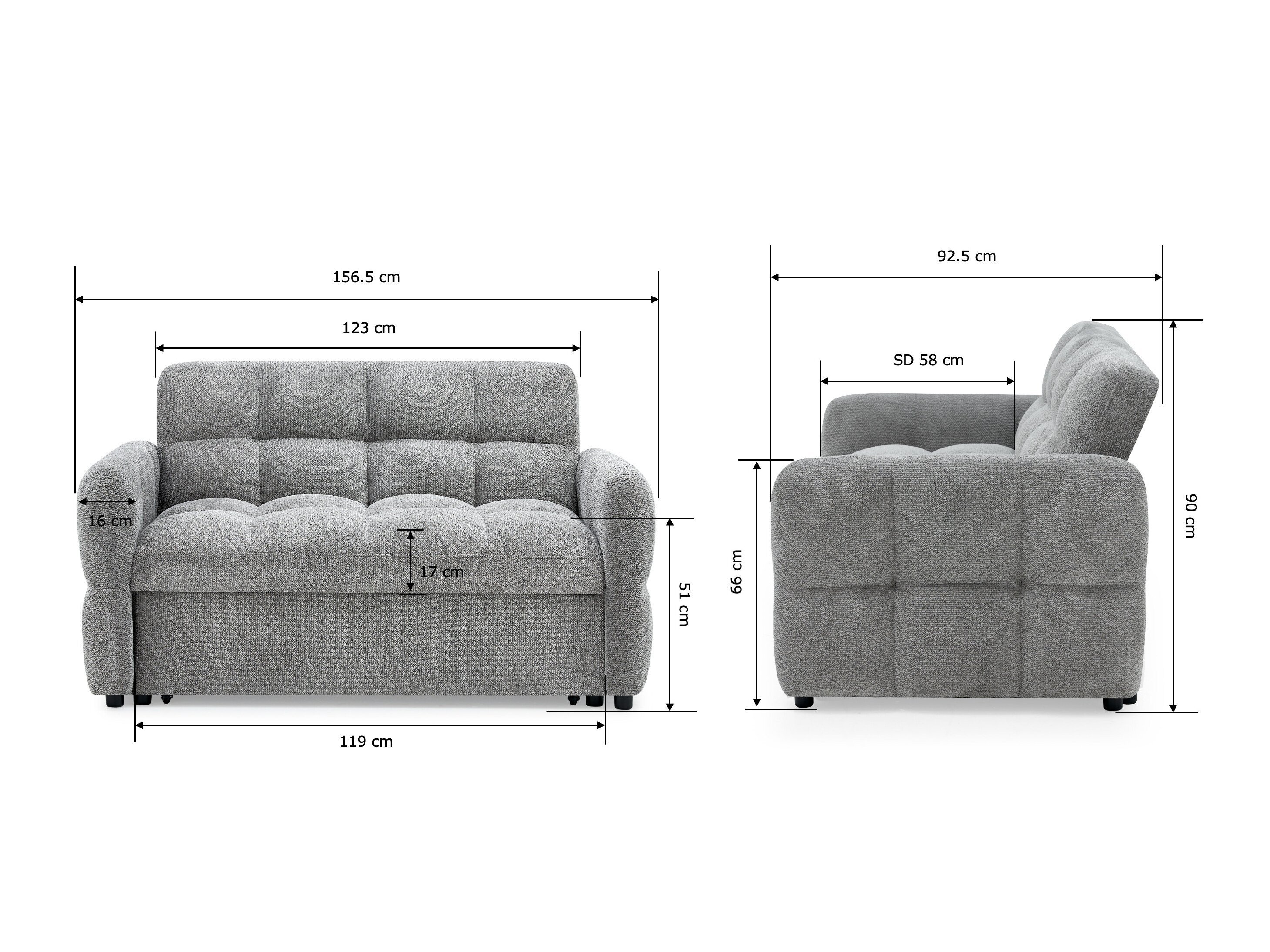 Sovesofa Comfivo Moditas (Egon 48)