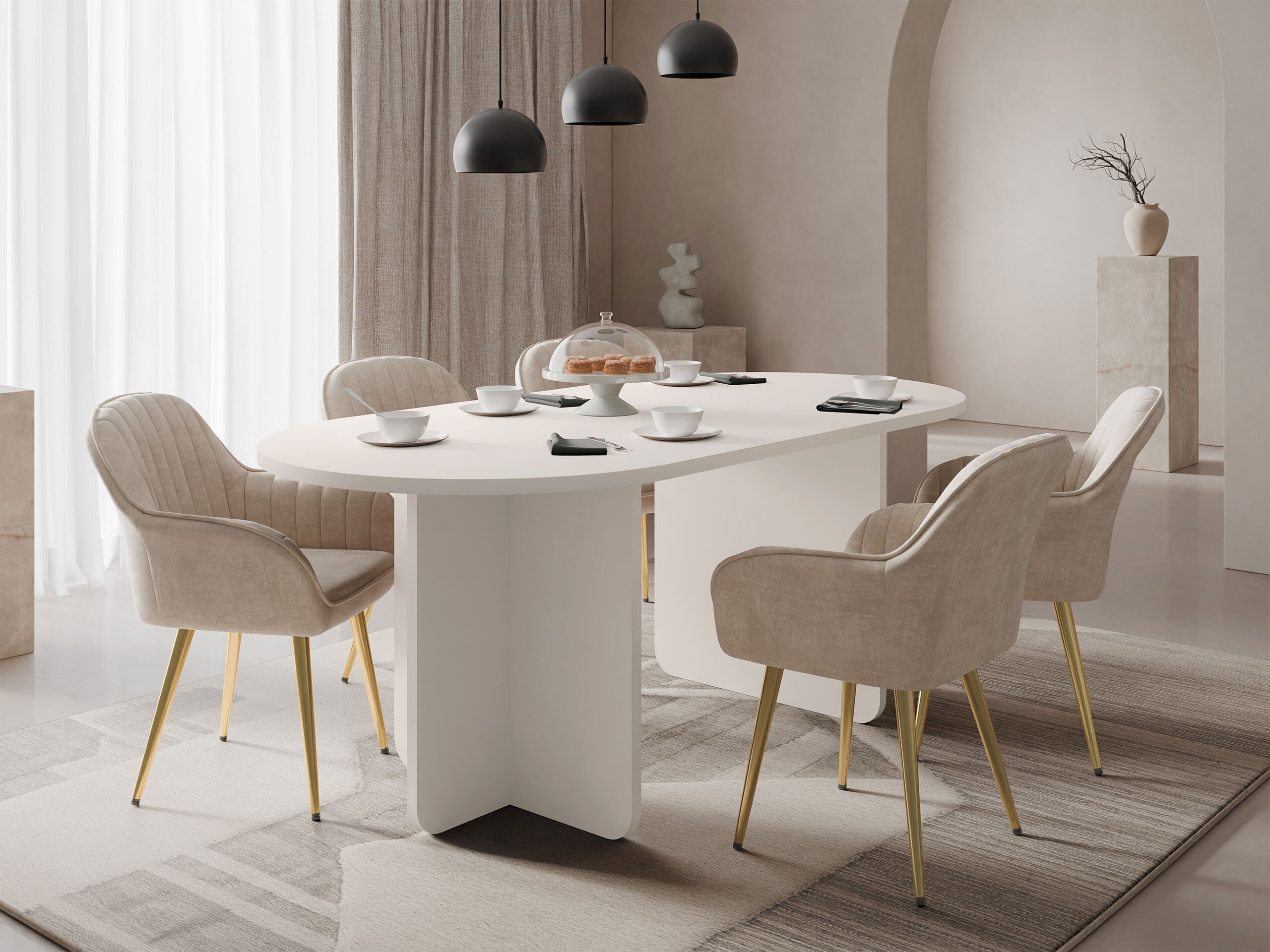 Bord Comfivo Humar (Beige)