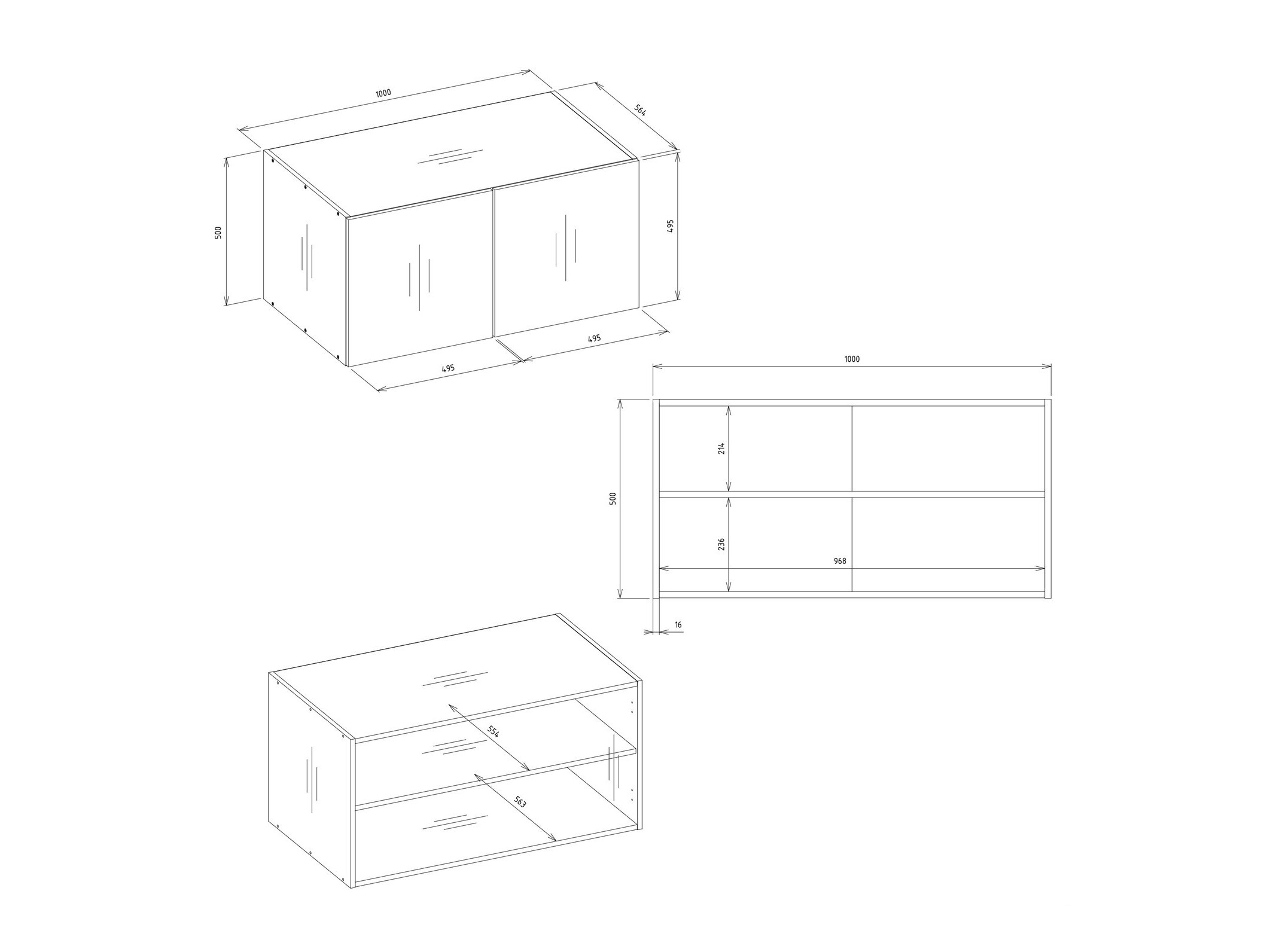 Garderobeskab Mandeville 400