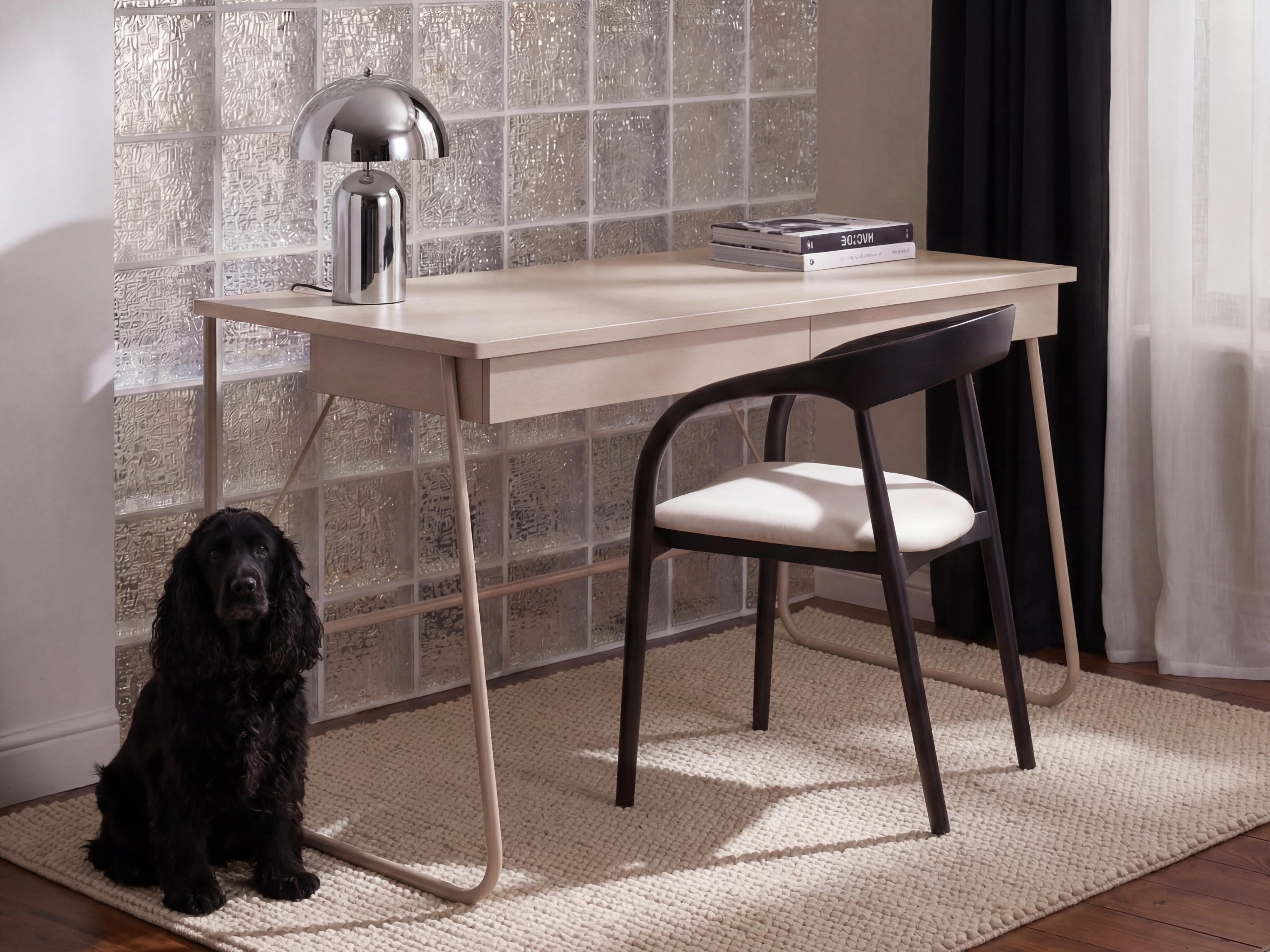 Skrivebord Fresno 185 (Beige)