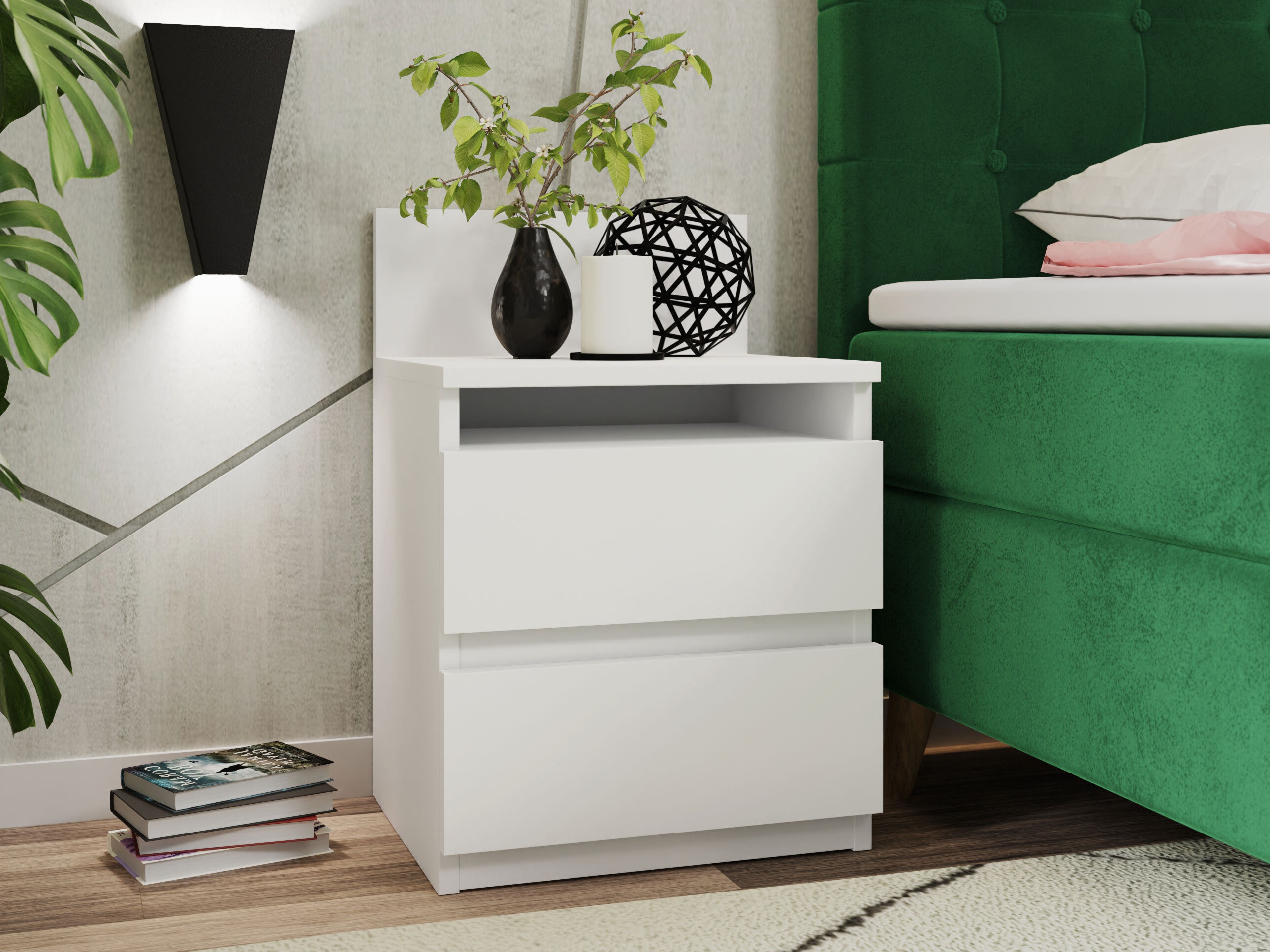 Sengebord Comfivo Structor (Hvid)