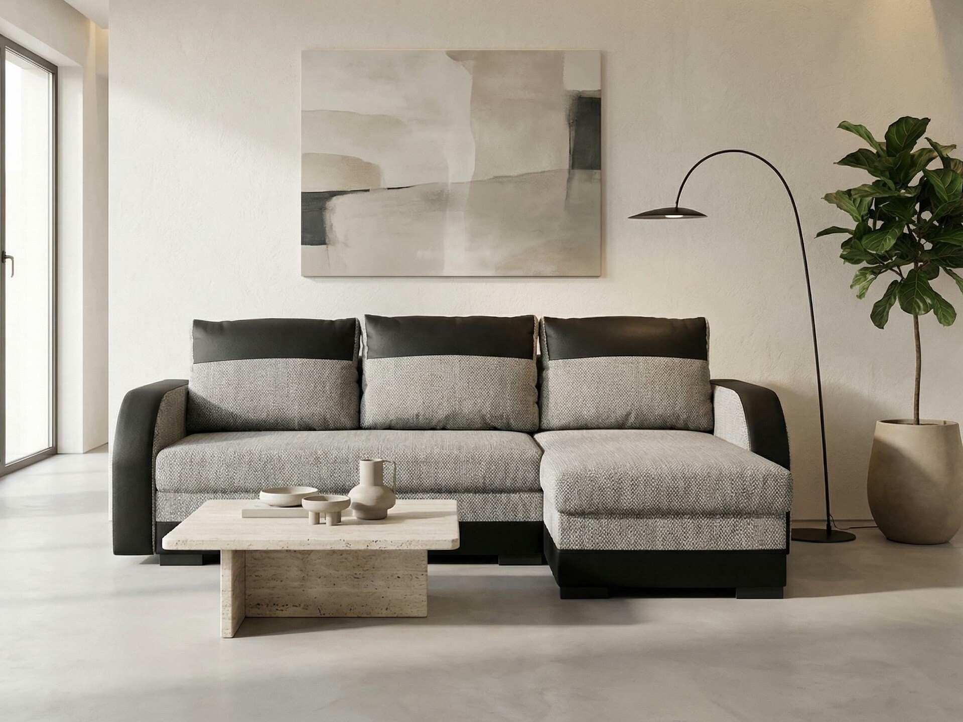 Hjørnesofa Gratia (Soft 011 + Lawa 05)