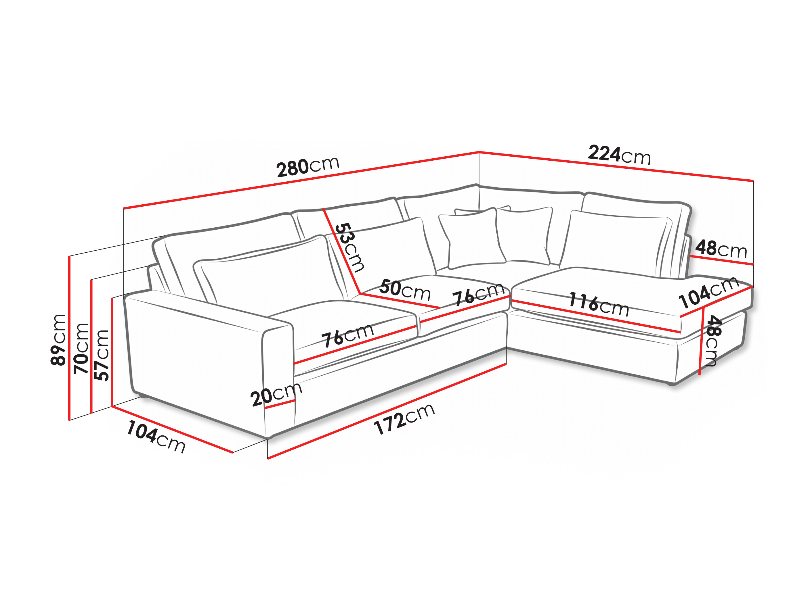 Hjørnesofa Somava 101 (Lincoln 17)