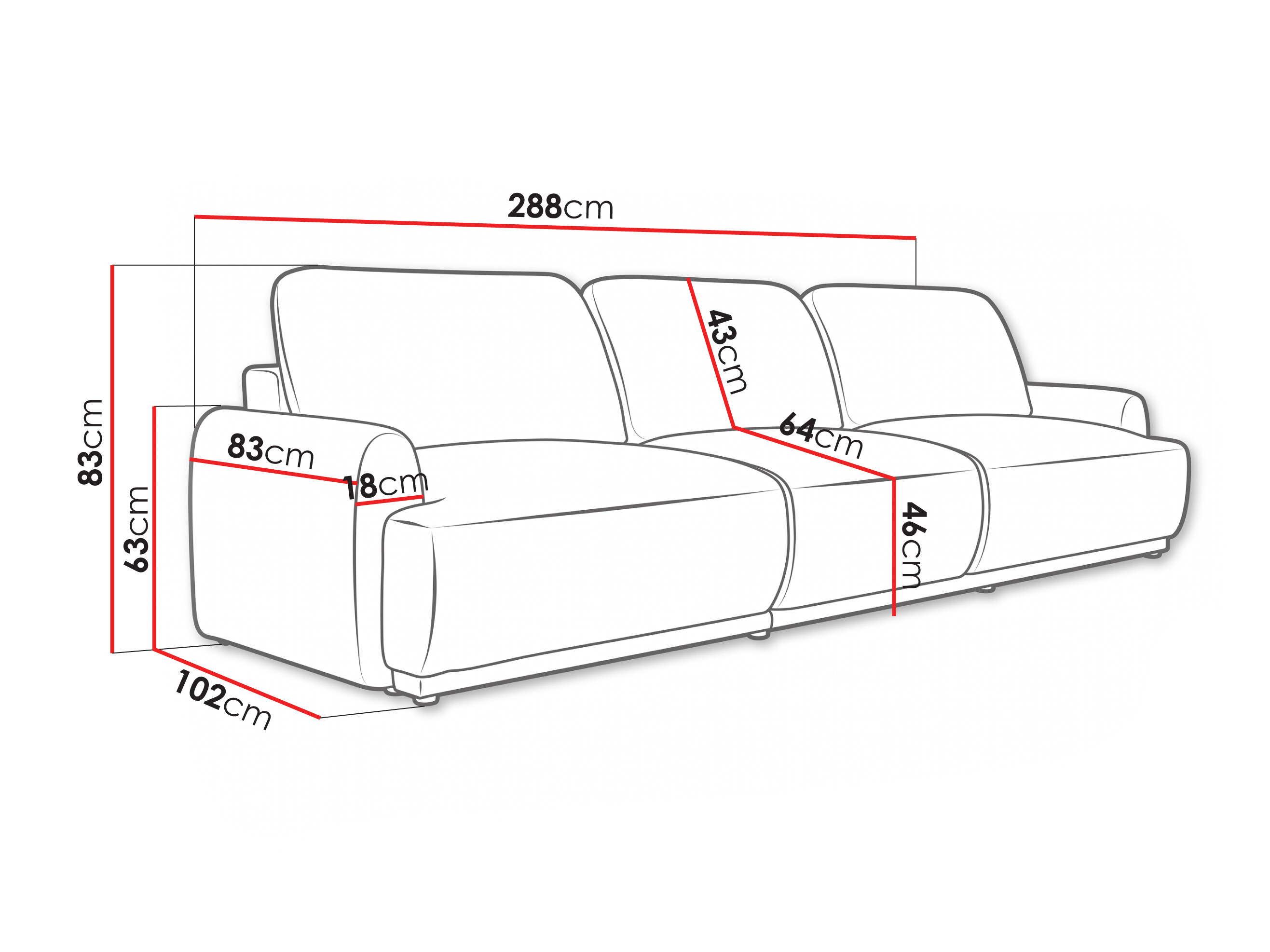 Sofa Cavfeni 102 (Lincoln 03)