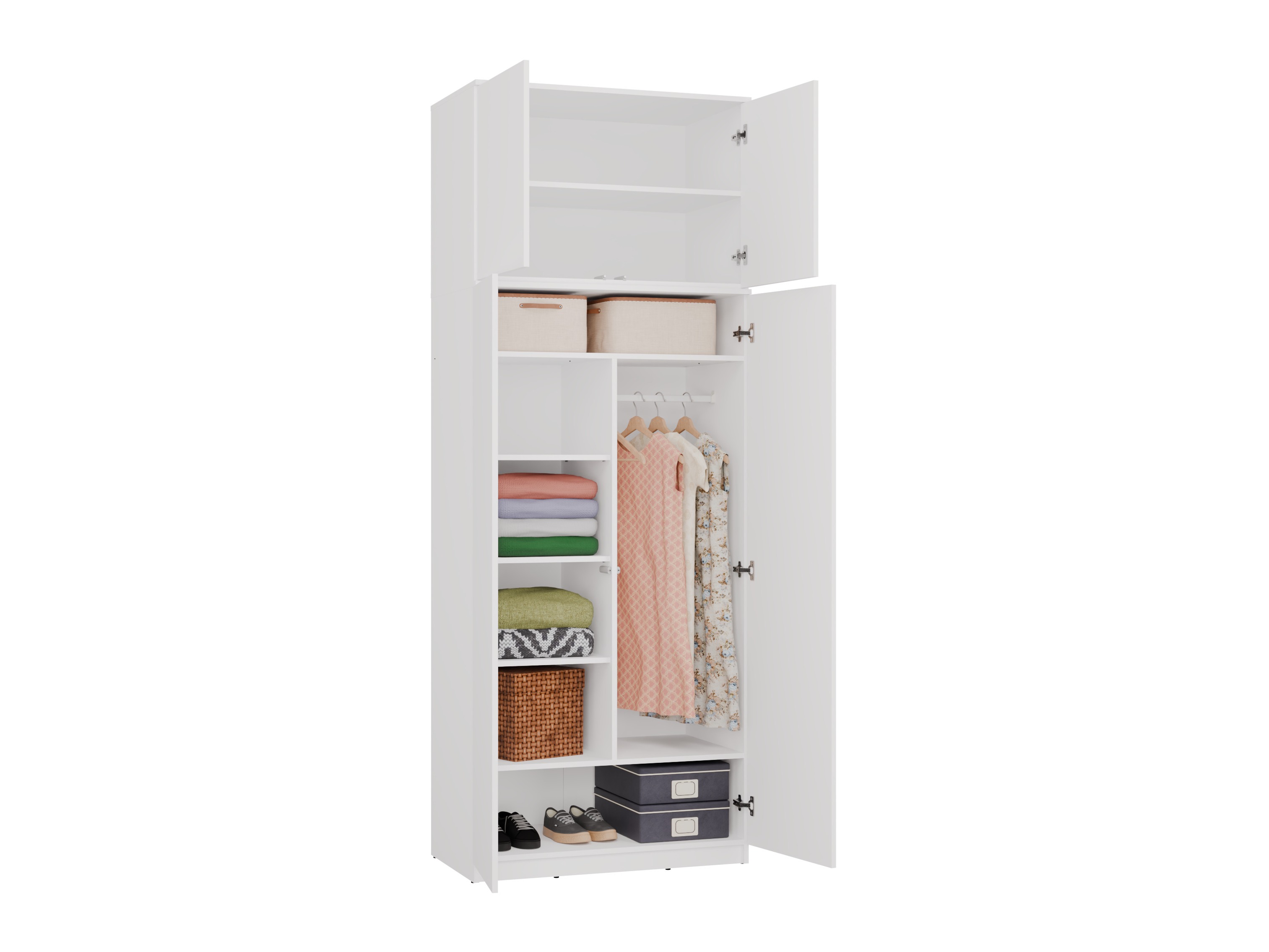 Garderobeskab Mandeville 408 (Hvid)