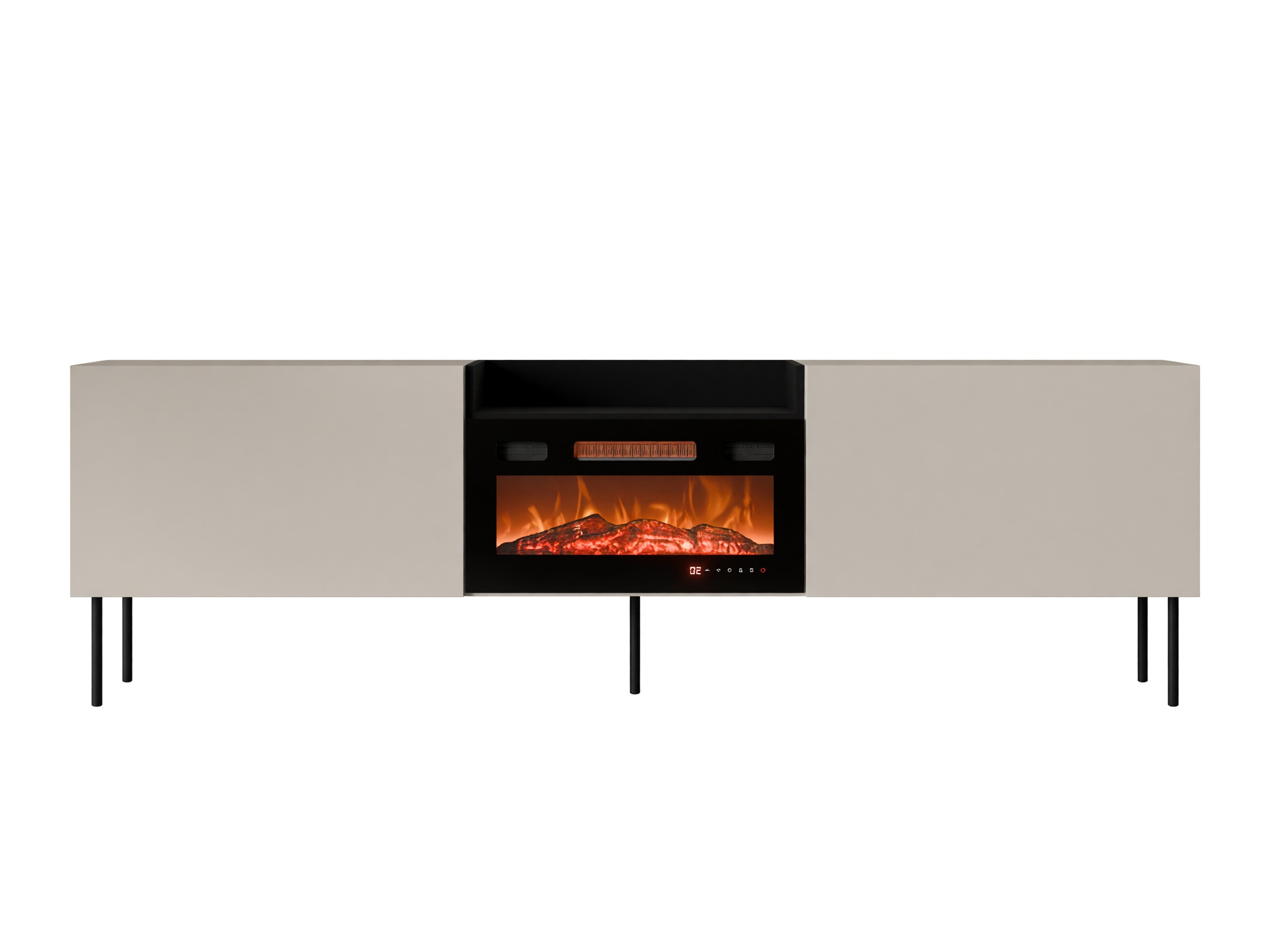 TV-bord Charlotte 216 (Kashmir + Sort)