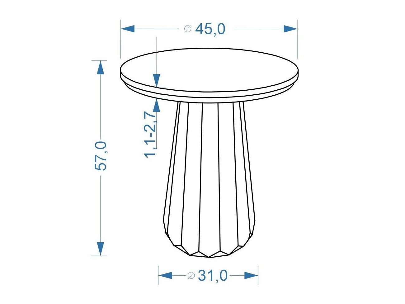 Sidebord Houston 2222