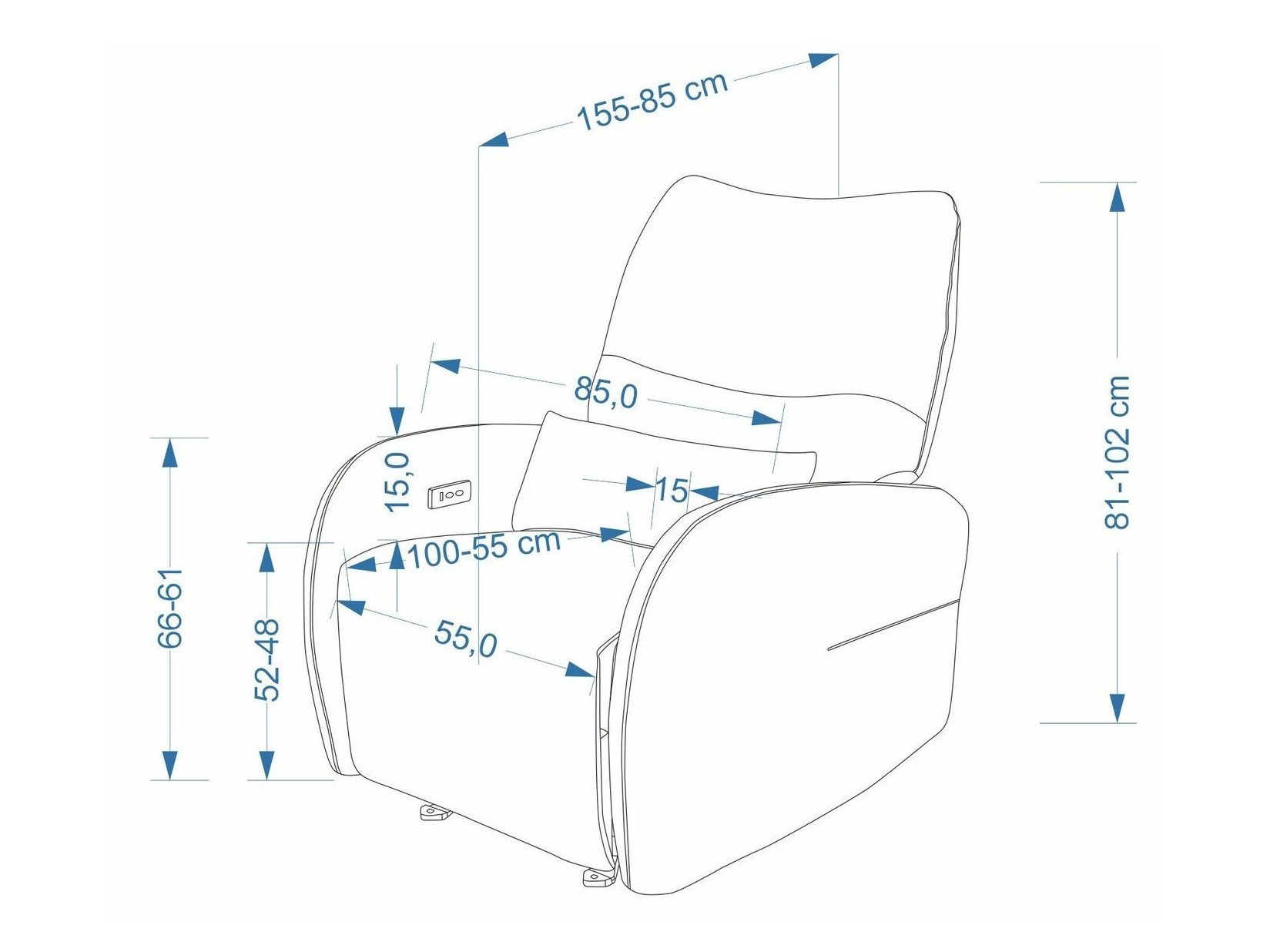 Hvilestol Houston 2226 (Maloy 31)