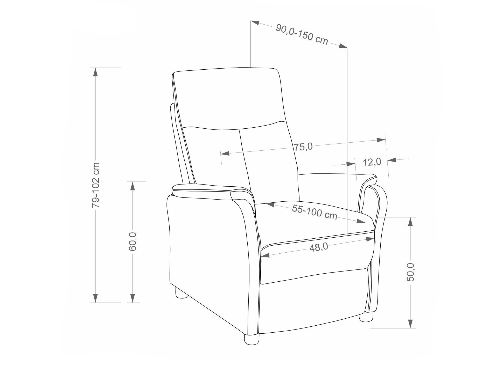 Hvilestol Houston 2229 (Beige)