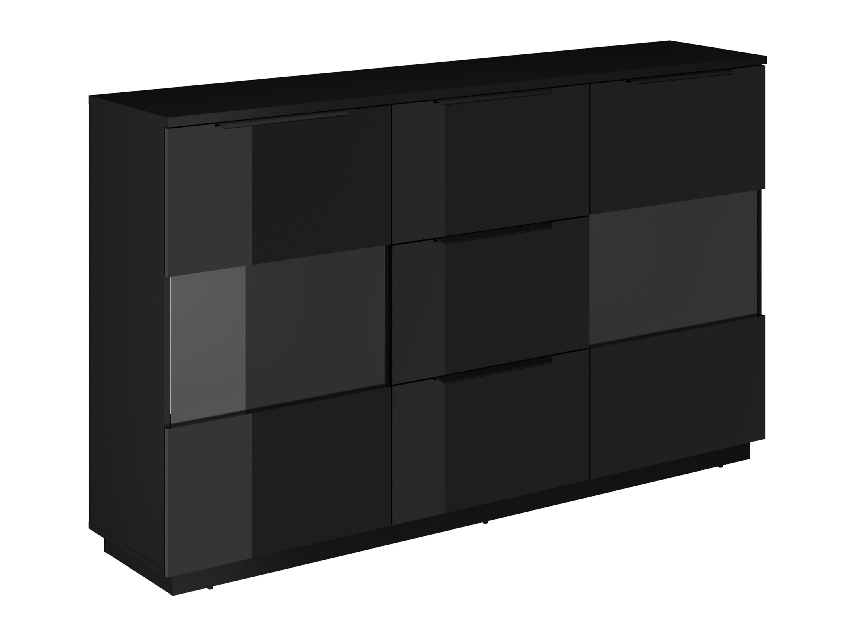 Kommode Talevaro 105 (Sort + Blank sort)