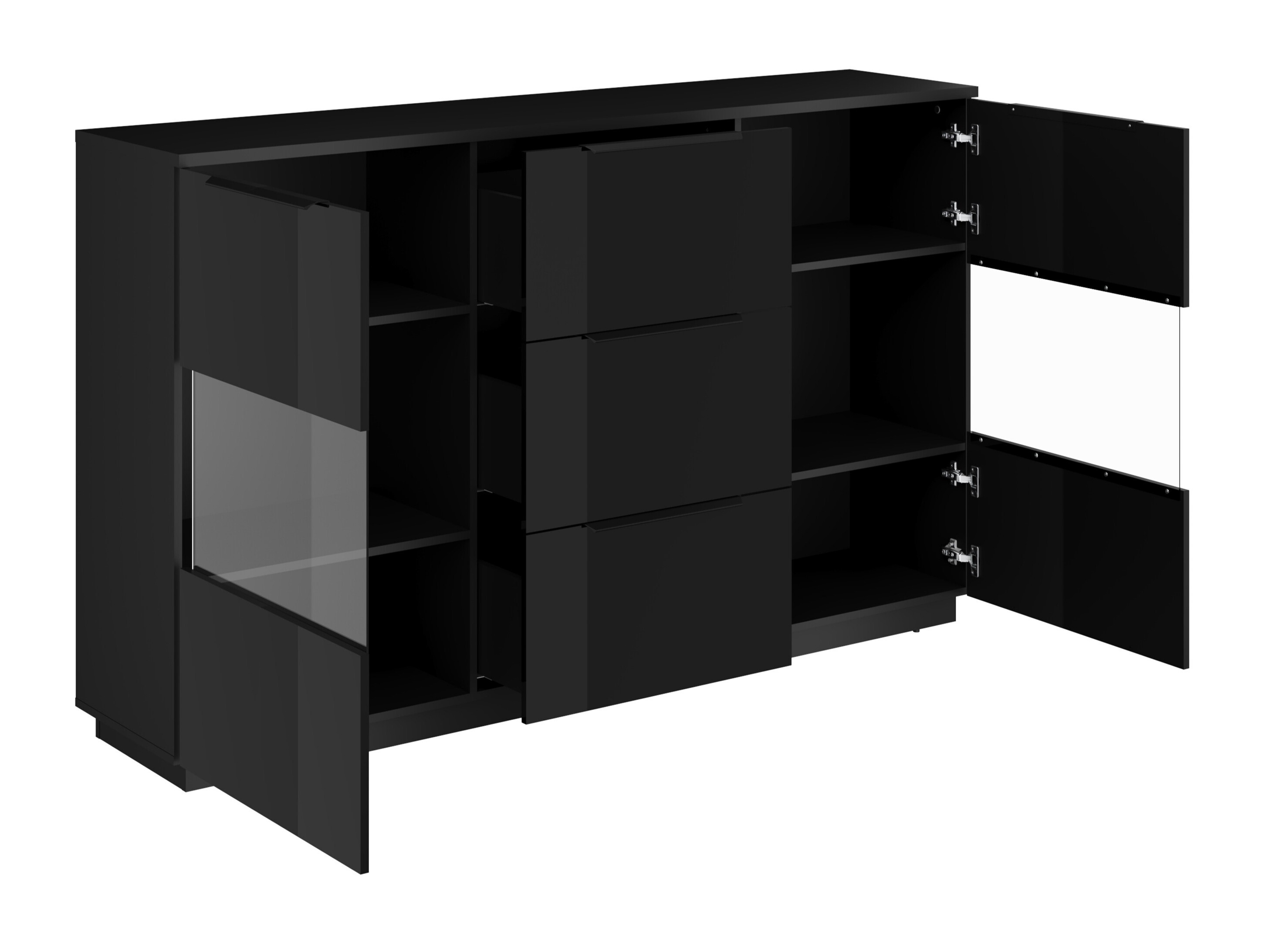 Kommode Talevaro 105 (Sort + Blank sort)