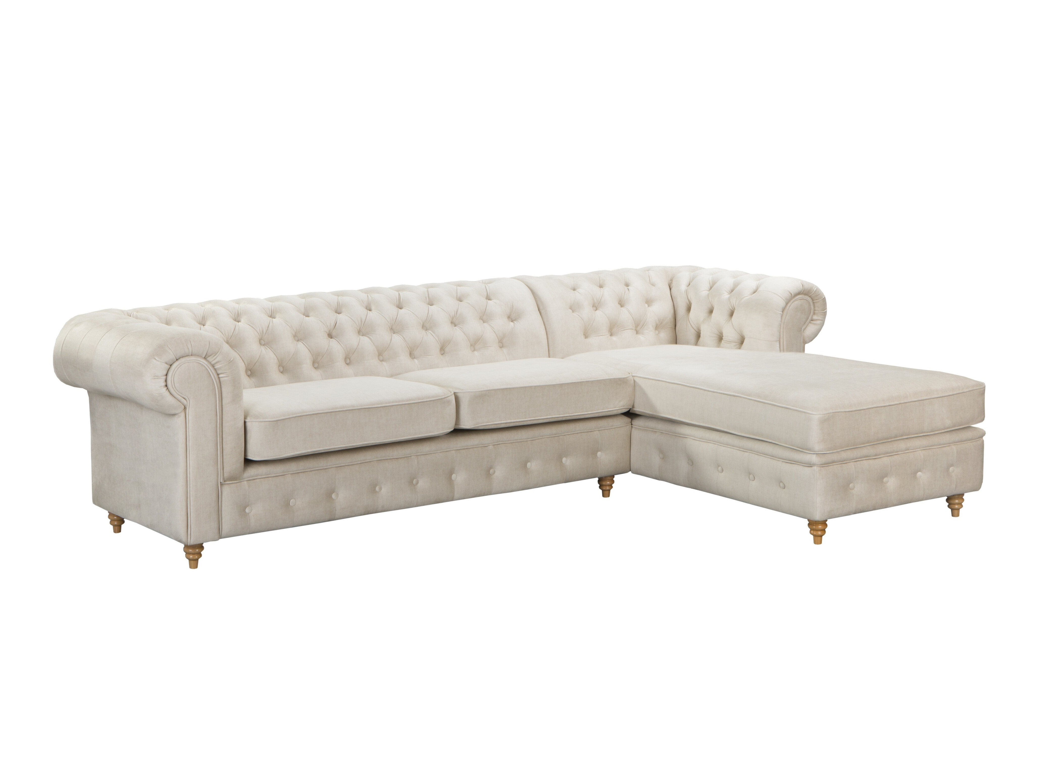 Chesterfield hjørnesofa Elitala 110 (Vogue 01)