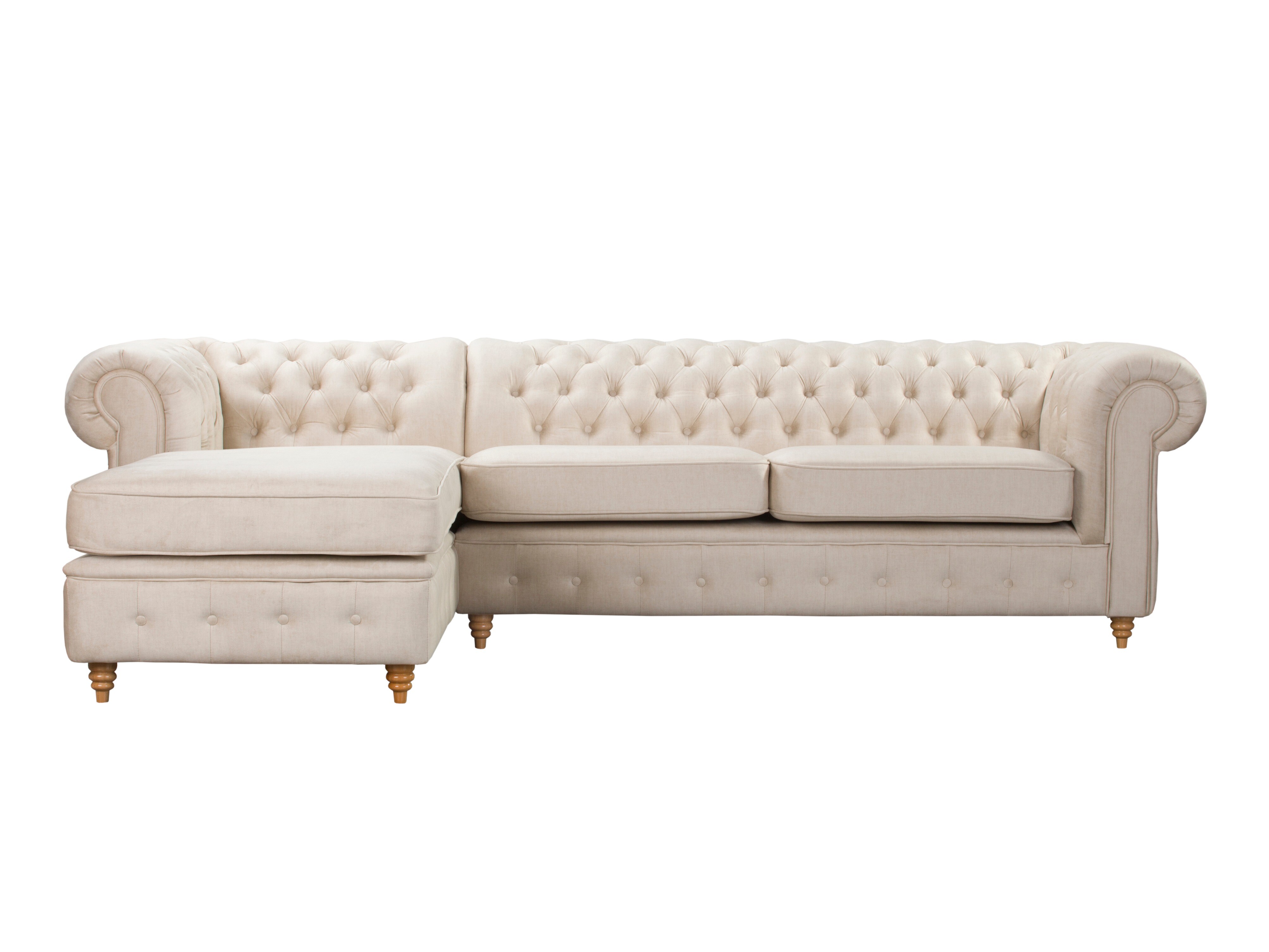 Chesterfield hjørnesofa Elitala 110 (Vogue 01)
